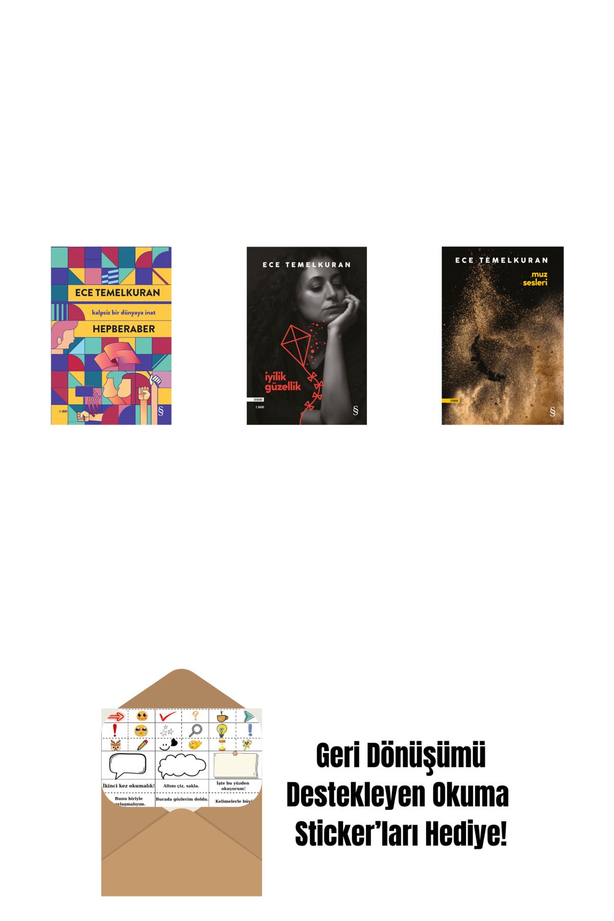 Everest Yayınları Hepberaber + İyilik Güzellik + Muz Sesleri + Okuma Sticker'ları
