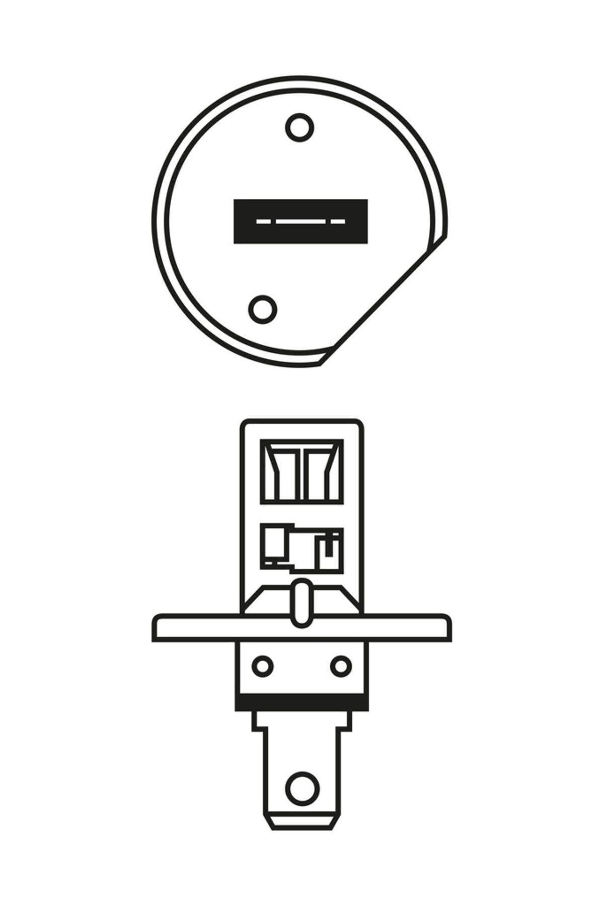 Bosch-Bec 12V H1 55W Pure Light Bosch 3