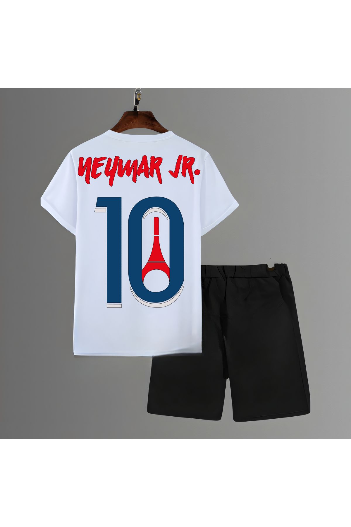 Biy Store neymar jr forması santos brezilya milli takım forma baskılı unisex tişört t-shirt şort takımı