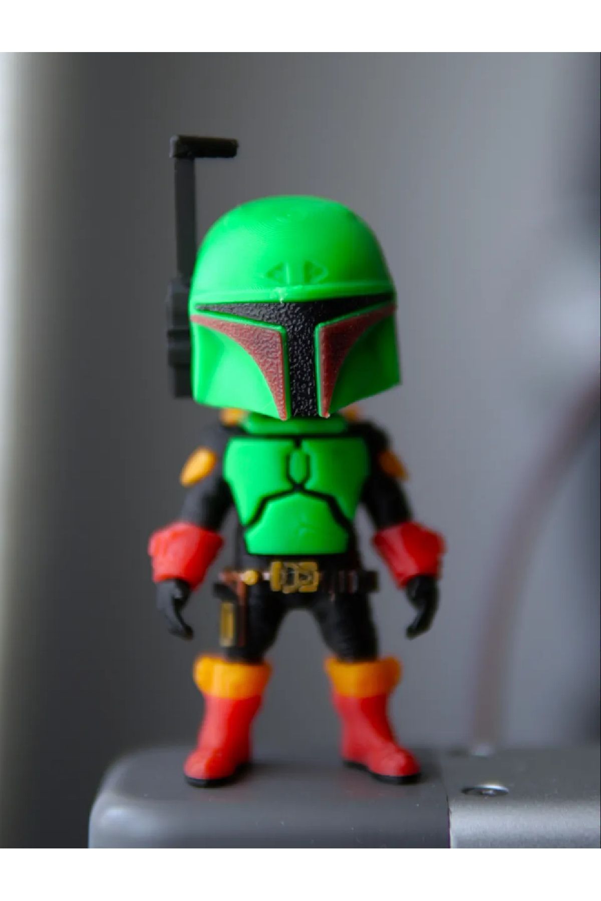 üç boyutlu haller Mini Boba Fett Figürü 10 CM
