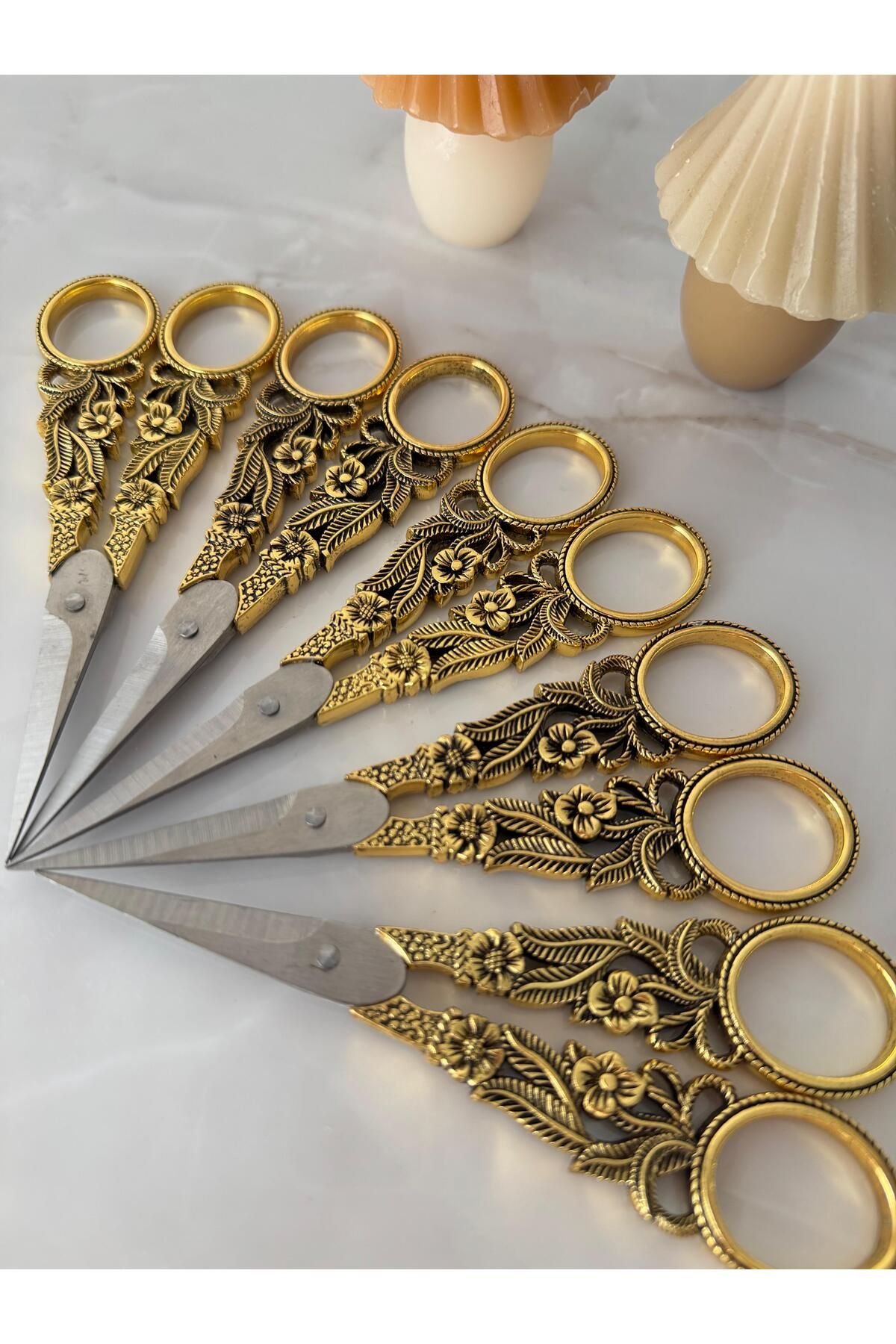 EVİNHOBİMALZEMELERİ GOLD MAKAS VİNTAGE (SÖZ-NİŞAN)