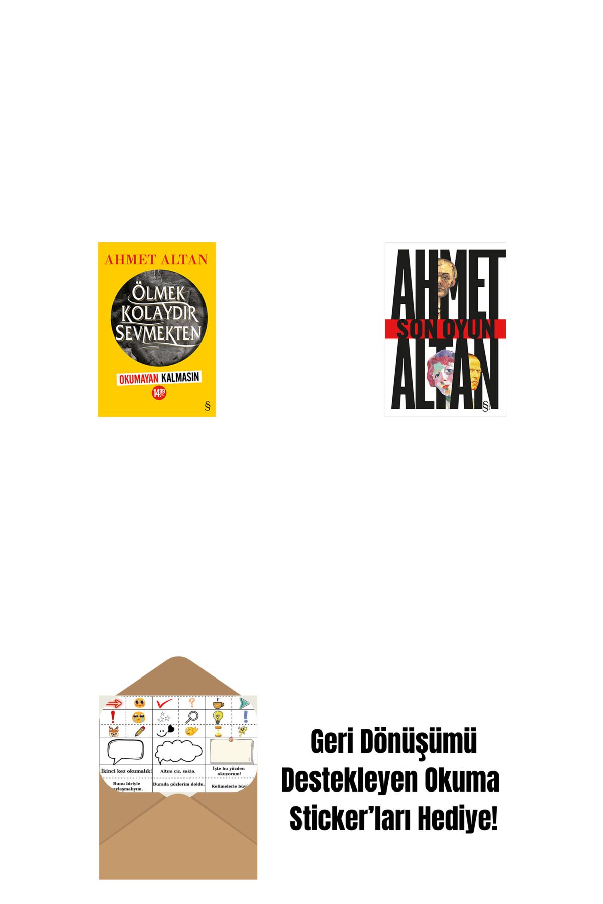 Everest Yayınları Ölmek Kolaydır Sevmekten (Okumayan Kalmasın) + Son Oyun + Okuma Sticker'ları