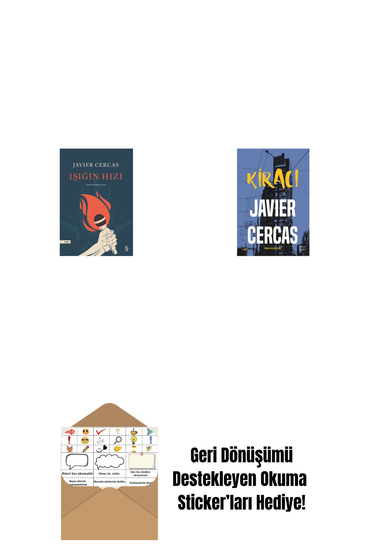 Everest Yayınları Işığın Hızı + Kiracı + Okuma Sticker'ları