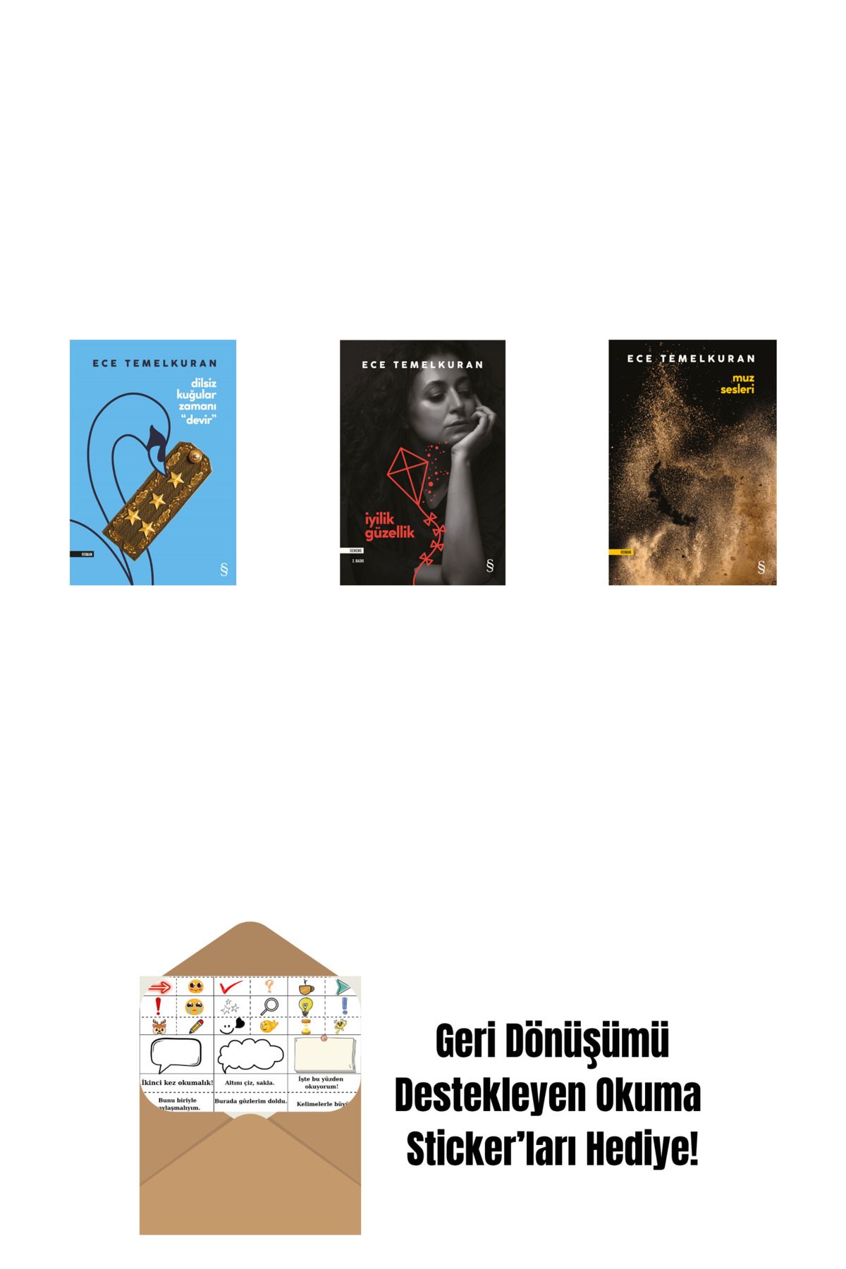 Everest Yayınları Dilsiz Kuğular Zamanı “Devir” + İyilik Güzellik + Muz Sesleri + Okuma Sticker'ları