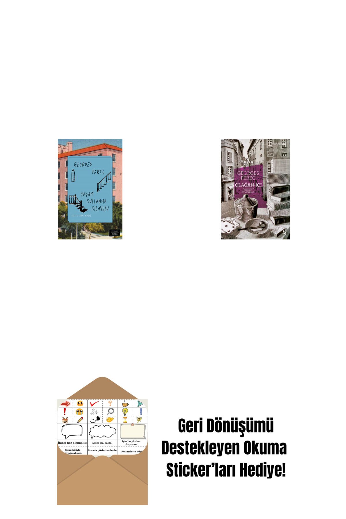 Everest Yayınları Yaşam Kullanma Kılavuzu (Ciltli) + Olağan-İçi + Okuma Sticker'ları