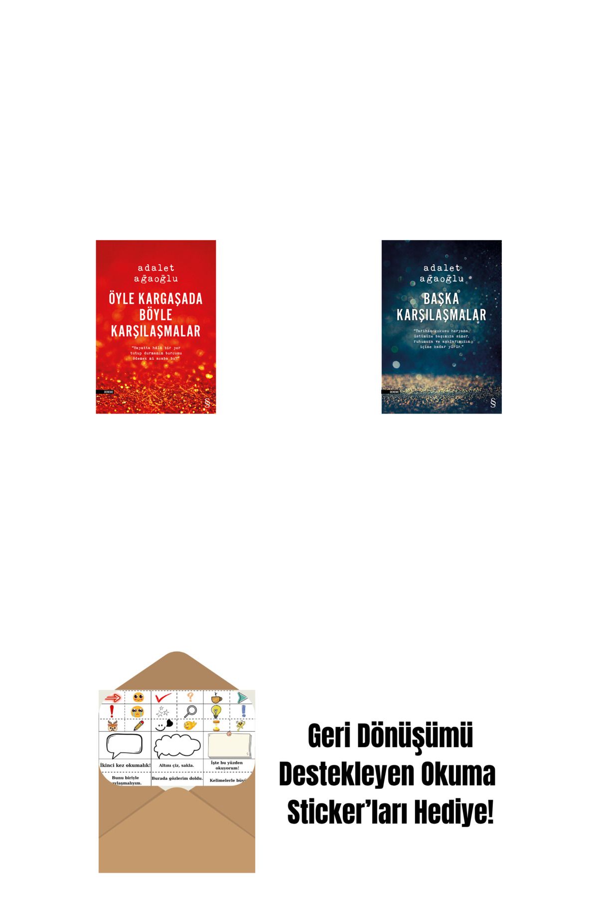 Everest Yayınları Öyle Kargaşada Böyle Karşılaşmalar + Başka Karşılaşmalar + Okuma Sticker'ları