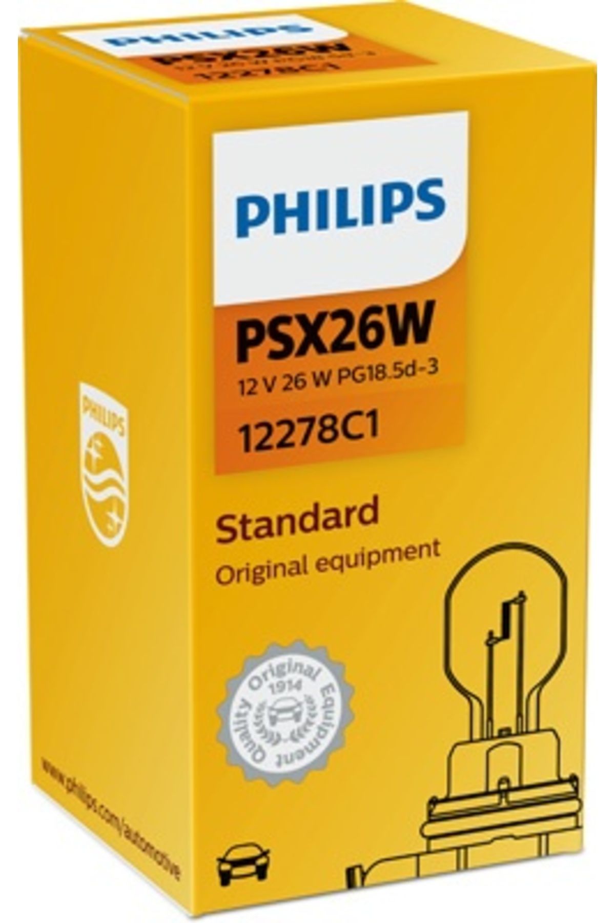 Philips-BEC 12V PSX26W HIPER VISION PHILIPS 1