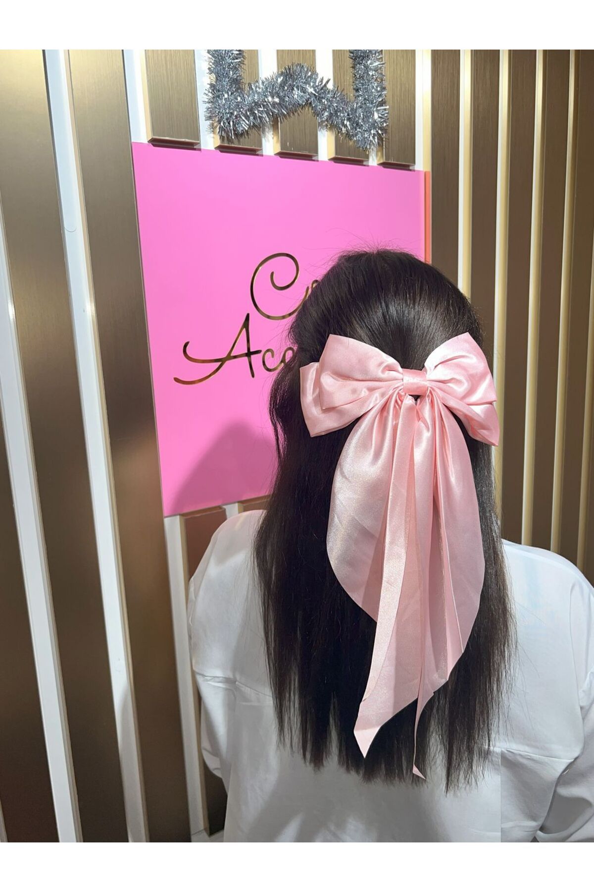 CEY ACCESSORY SATEN FİYONK KURDELE TOKA