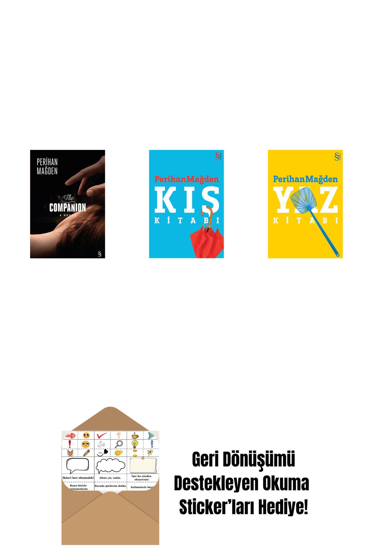Everest Yayınları The Companion + Kış Kitabı + Yaz Kitabı + Okuma Sticker'ları