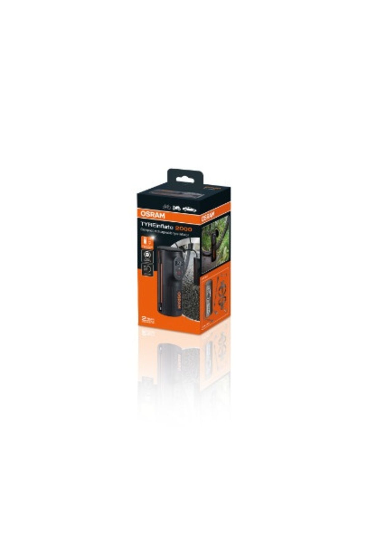 Osram-CAR COMPRESSOR WITH 5200 mAh BATTERY AND DIGITAL DISPLAY TYREINFLATE 2000 OSRAM 3