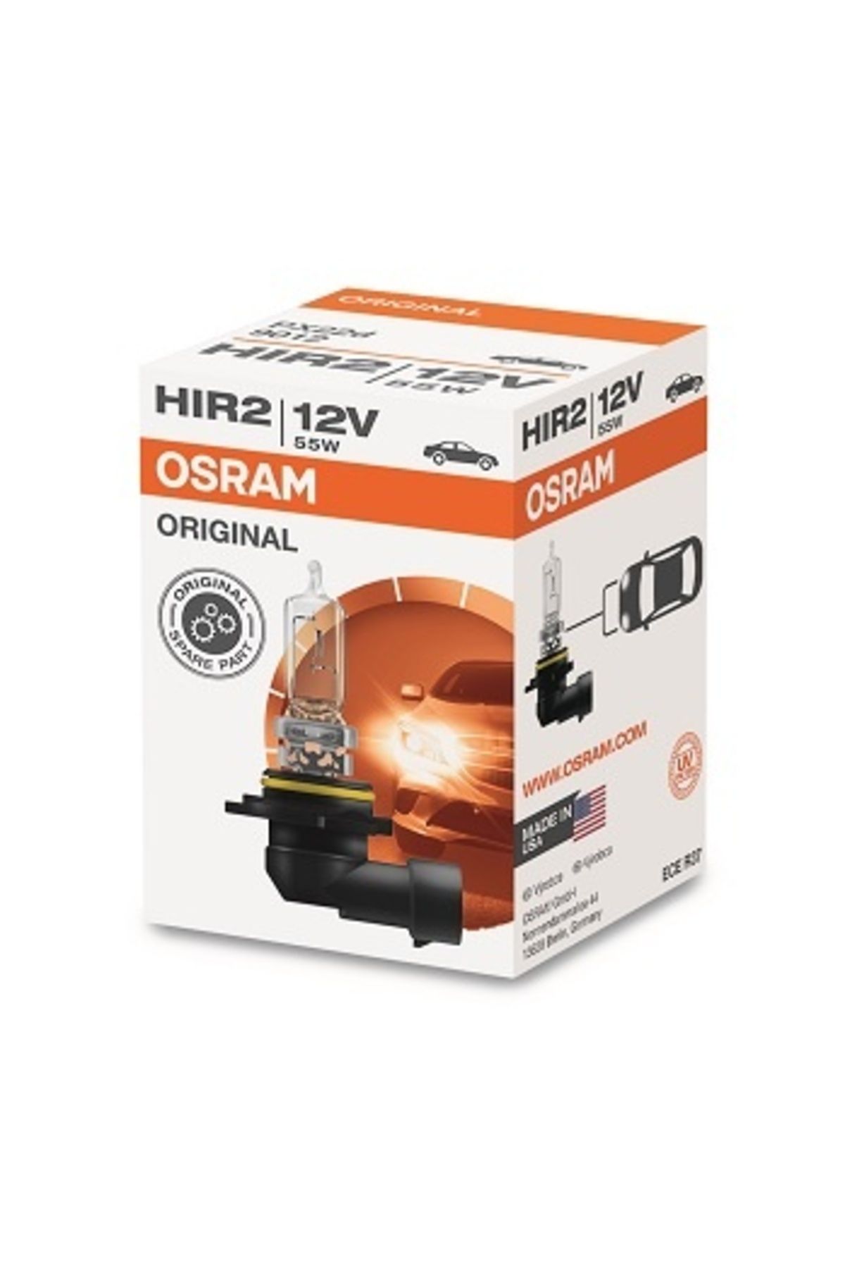 Osram-BEC 12V HIR2 PX22D 55W ORIGINAL OSRAM 1