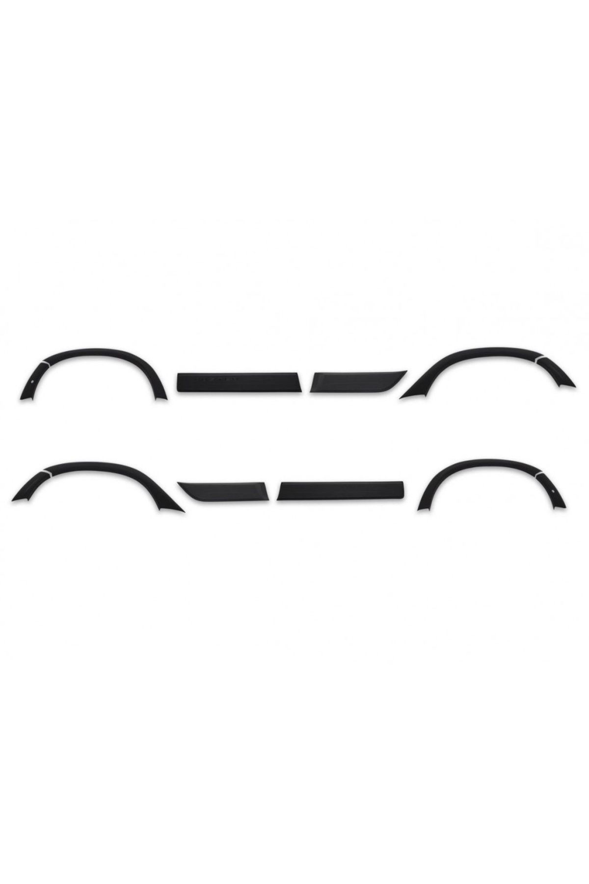 CED AUTO TRADE-Set protectii aripa si usi overfendere, compatibil Dacia Duster 2018->, plastic ABS 1