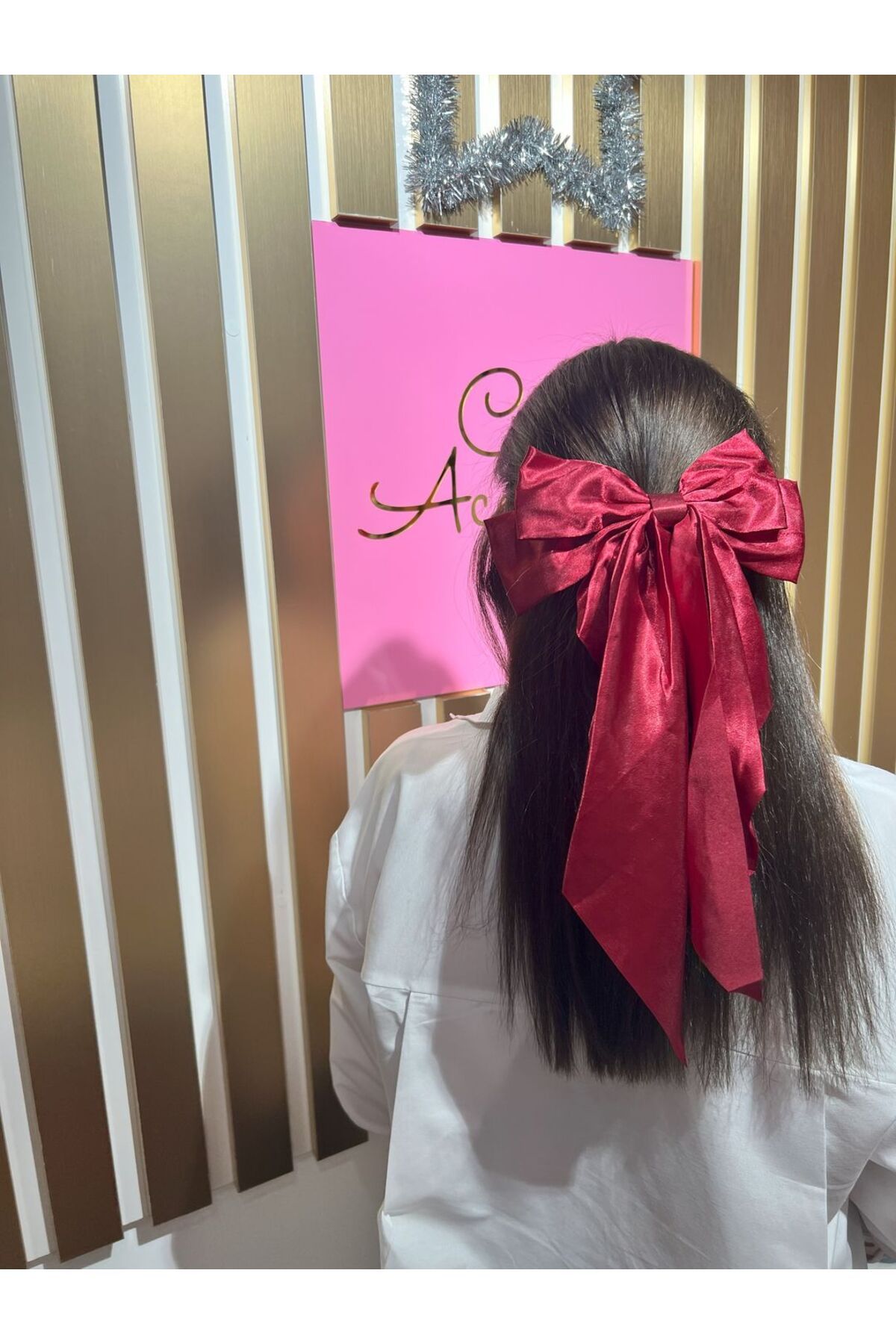CEY ACCESSORY SATEN FİYONK KURDELE TOKA