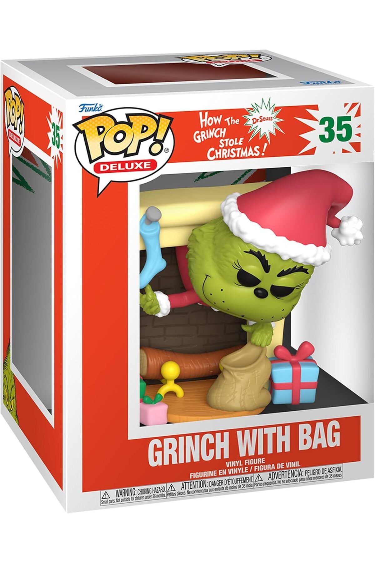Funko Pop! Deluxe: Grinch Çantalı, Grinch Noel’i Nasıl Çaldı, Koleksiyon Figürü