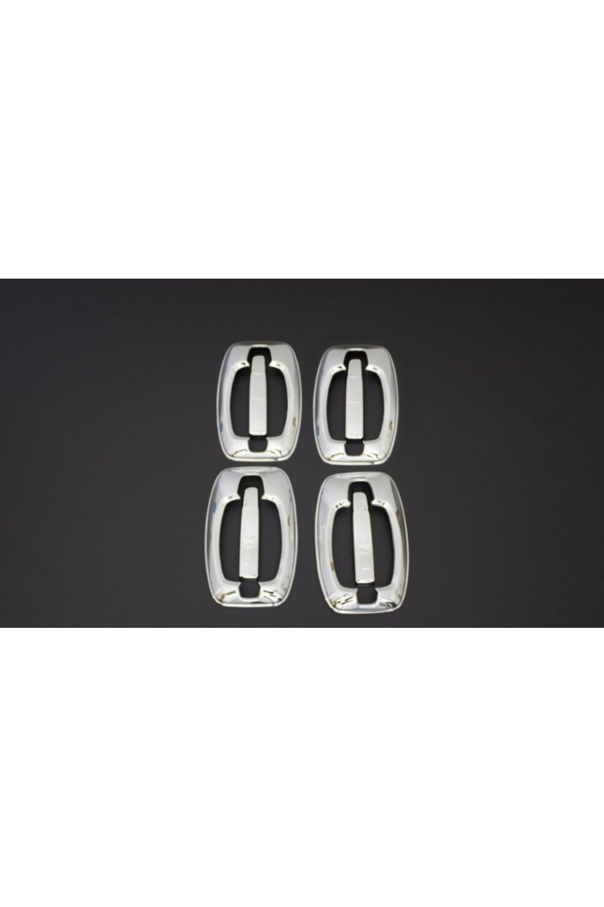 CED AUTO TRADE-Chrome door handle trim set compatible with PEUGEOT BOXER 2006->, with frames included 1