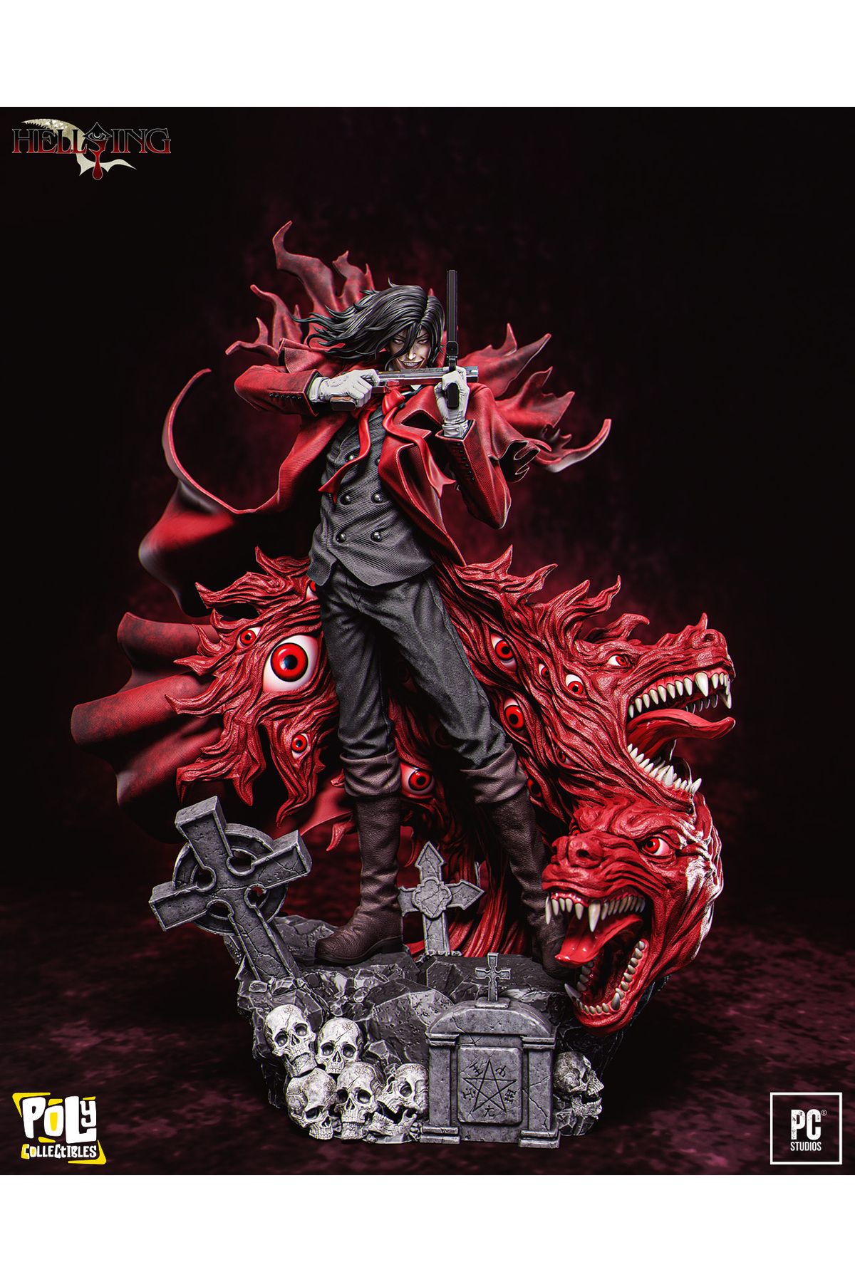 Poly Collectibles Alucard – Hellsing Exclusive Collectibles Figure | 30 cm