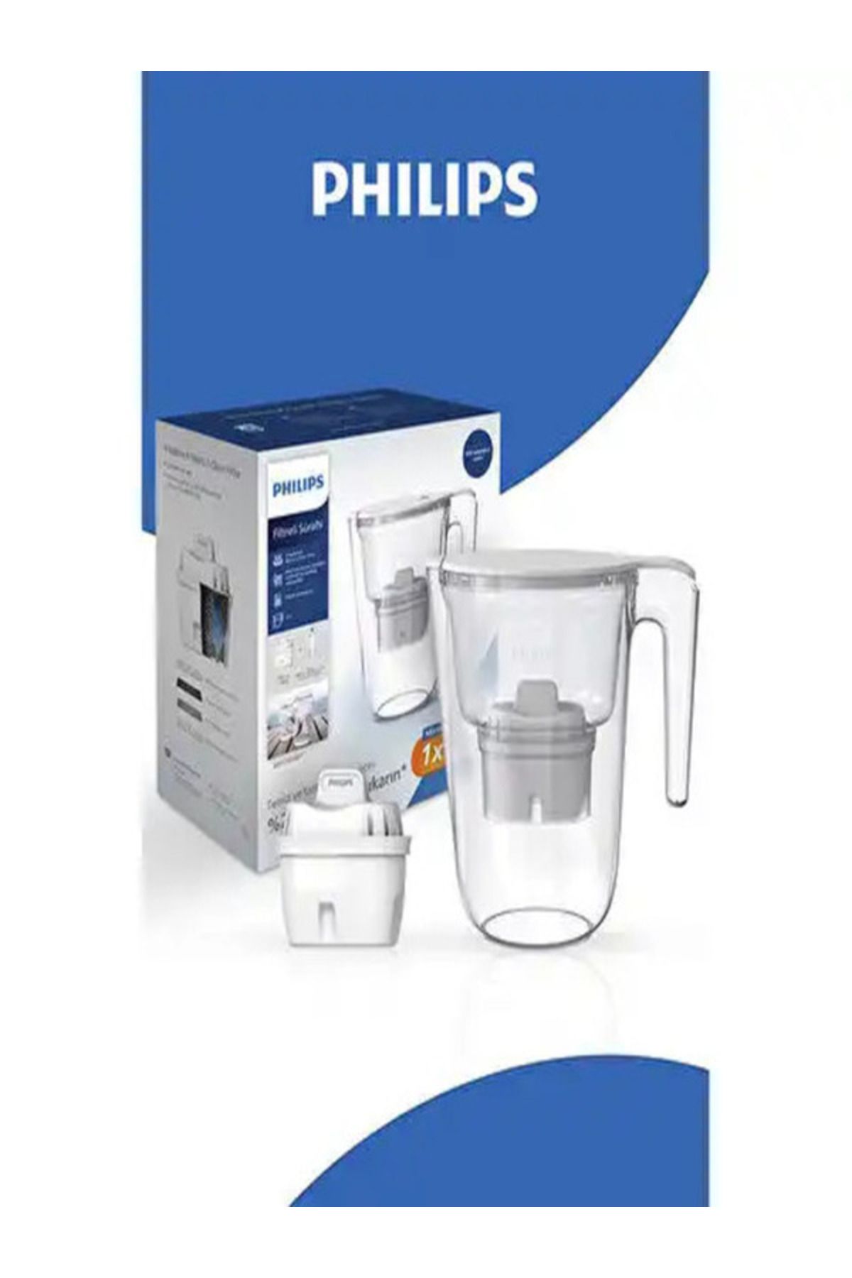 Philips XL Su Arıtma Sürahisi 3,5 L Beyaz