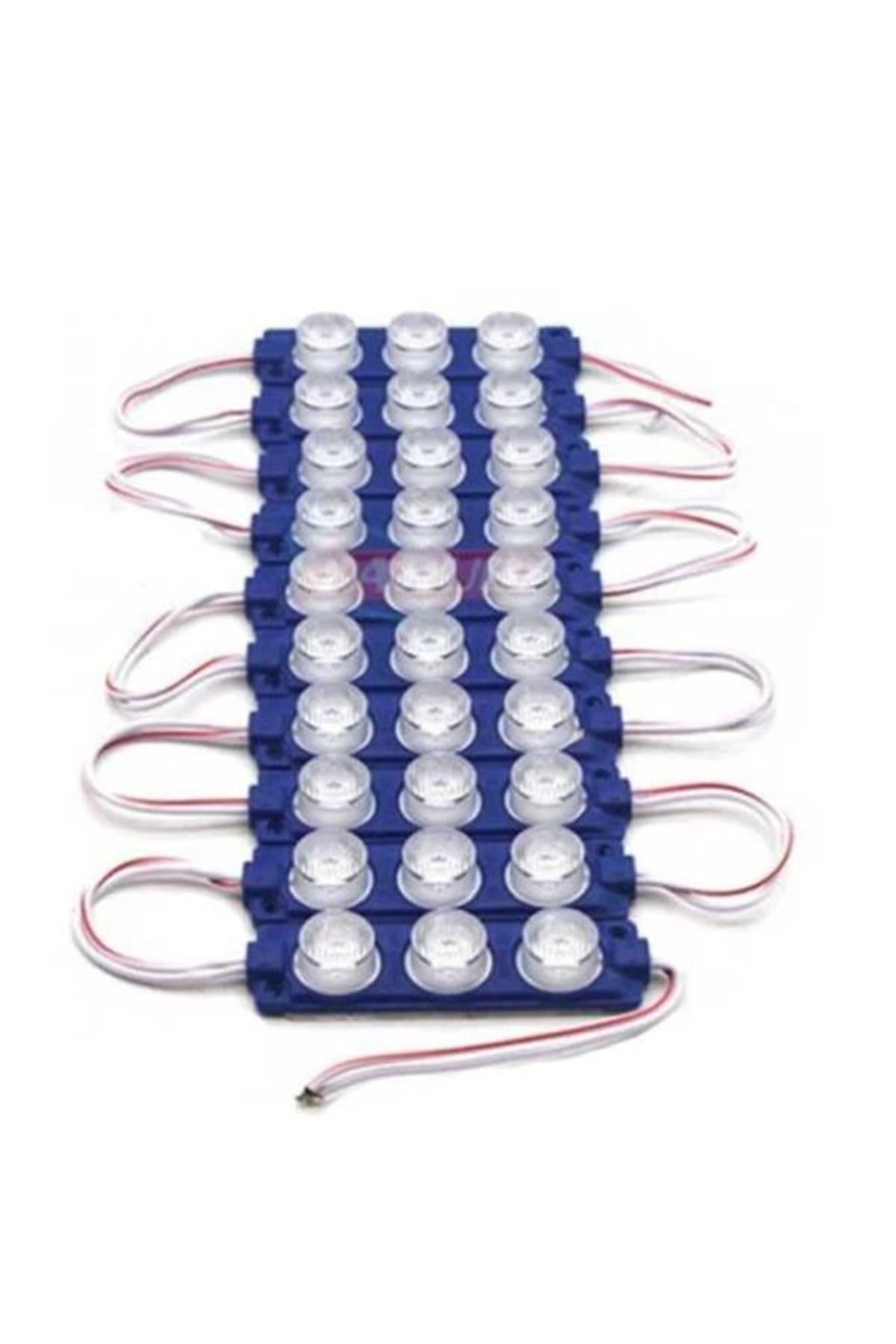 Universal 12V Camlı Soft Parmak Mavi