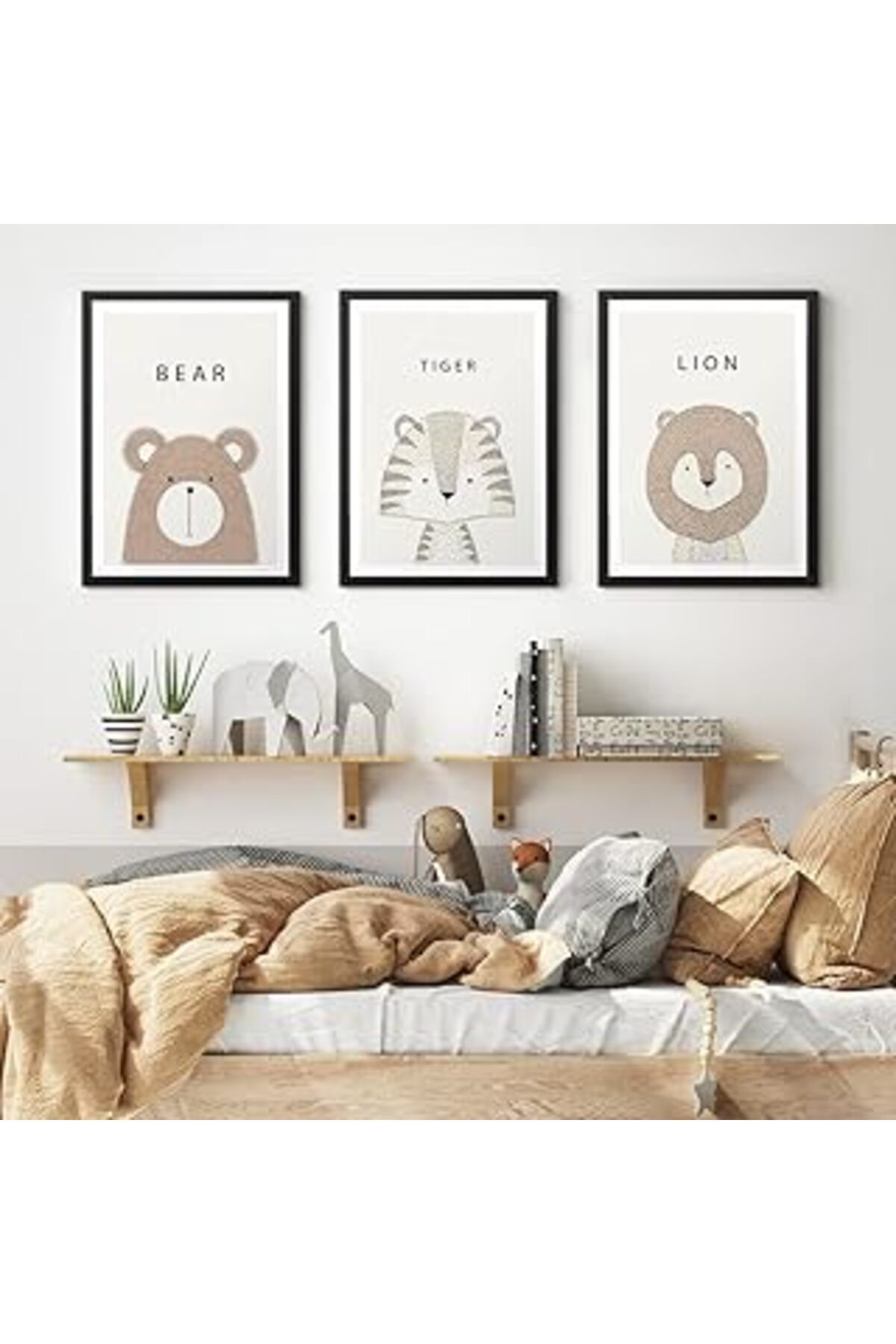 Pazarcan Tabloshop Odası Çerçeveli Poster Tablo 35 X 45cm (3 ADET)