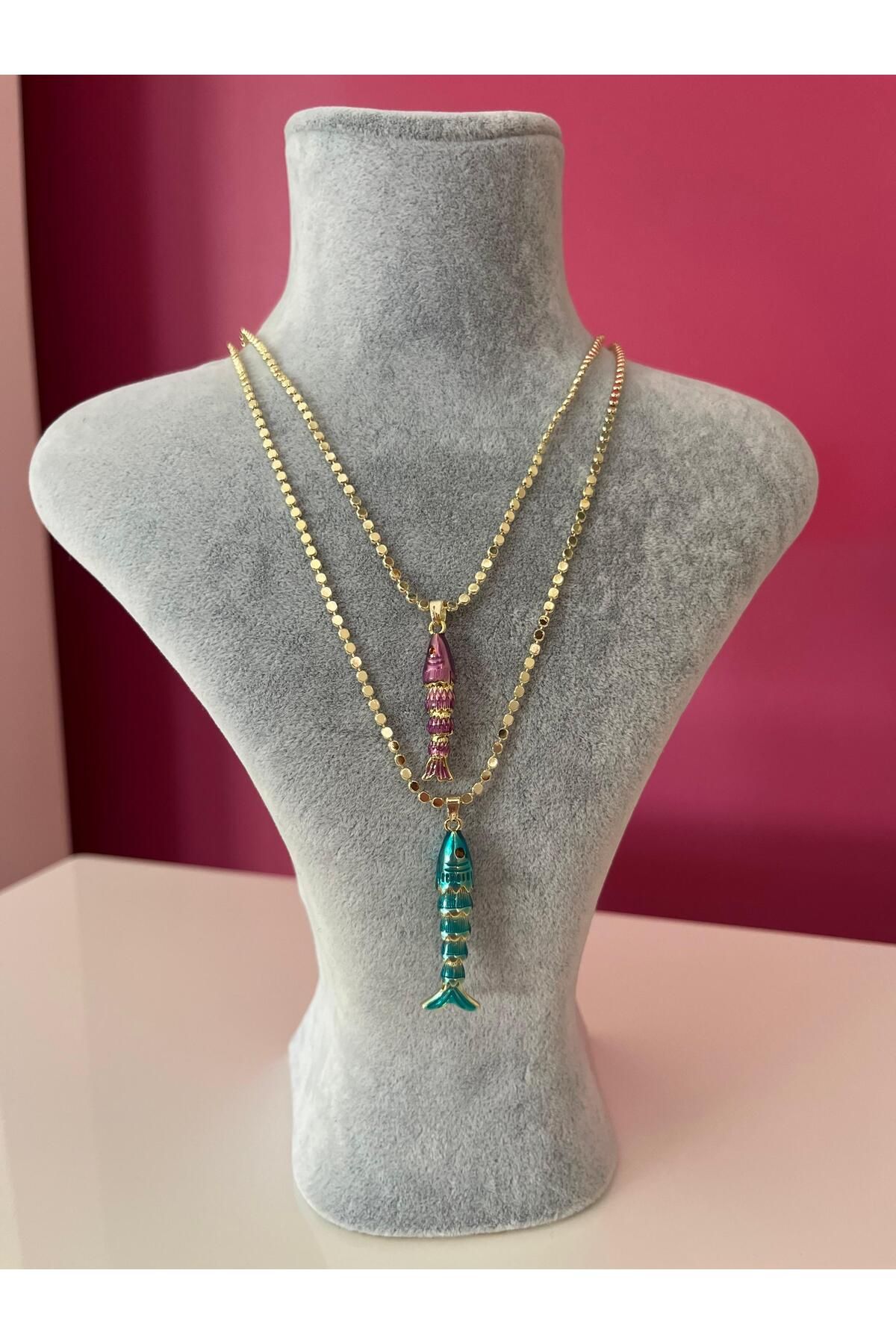 Asteria Jewelry Vip Mor Balık Kolye