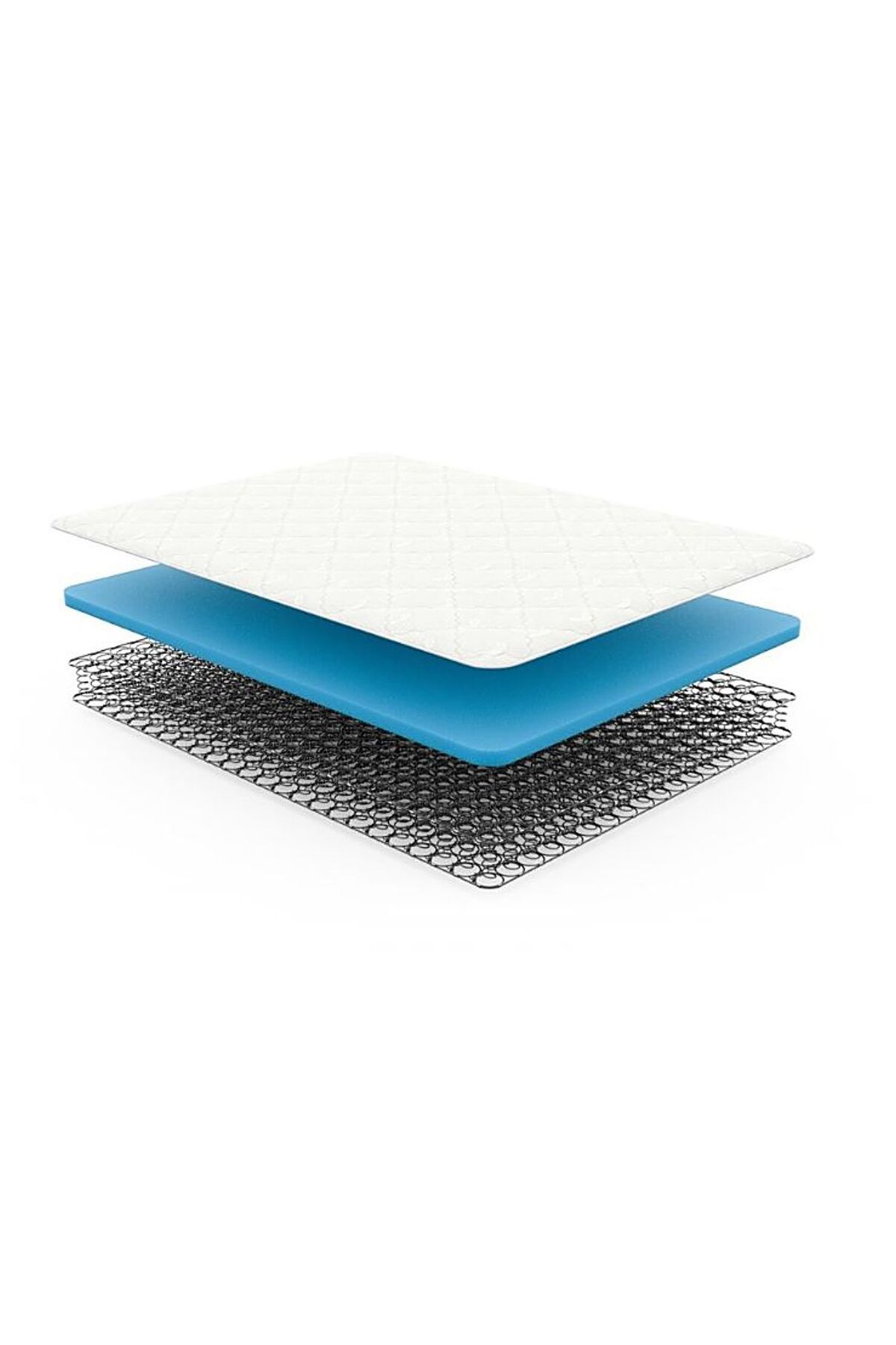 AWF AL WADI FURNITURE-Sleep EZ Spring Star Toddler Hybrid Bonnel Spring Mattress Series For Baby, 60 x 120 x 20cm 3