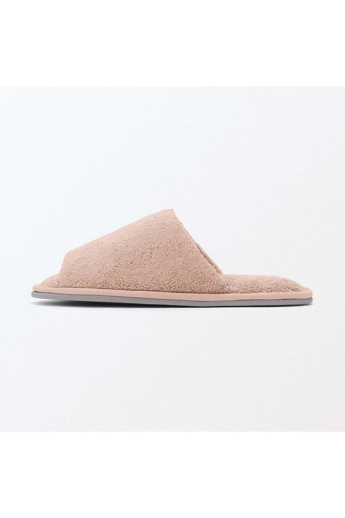 Muji-Cotton Pile Slipper, Open Toe 3