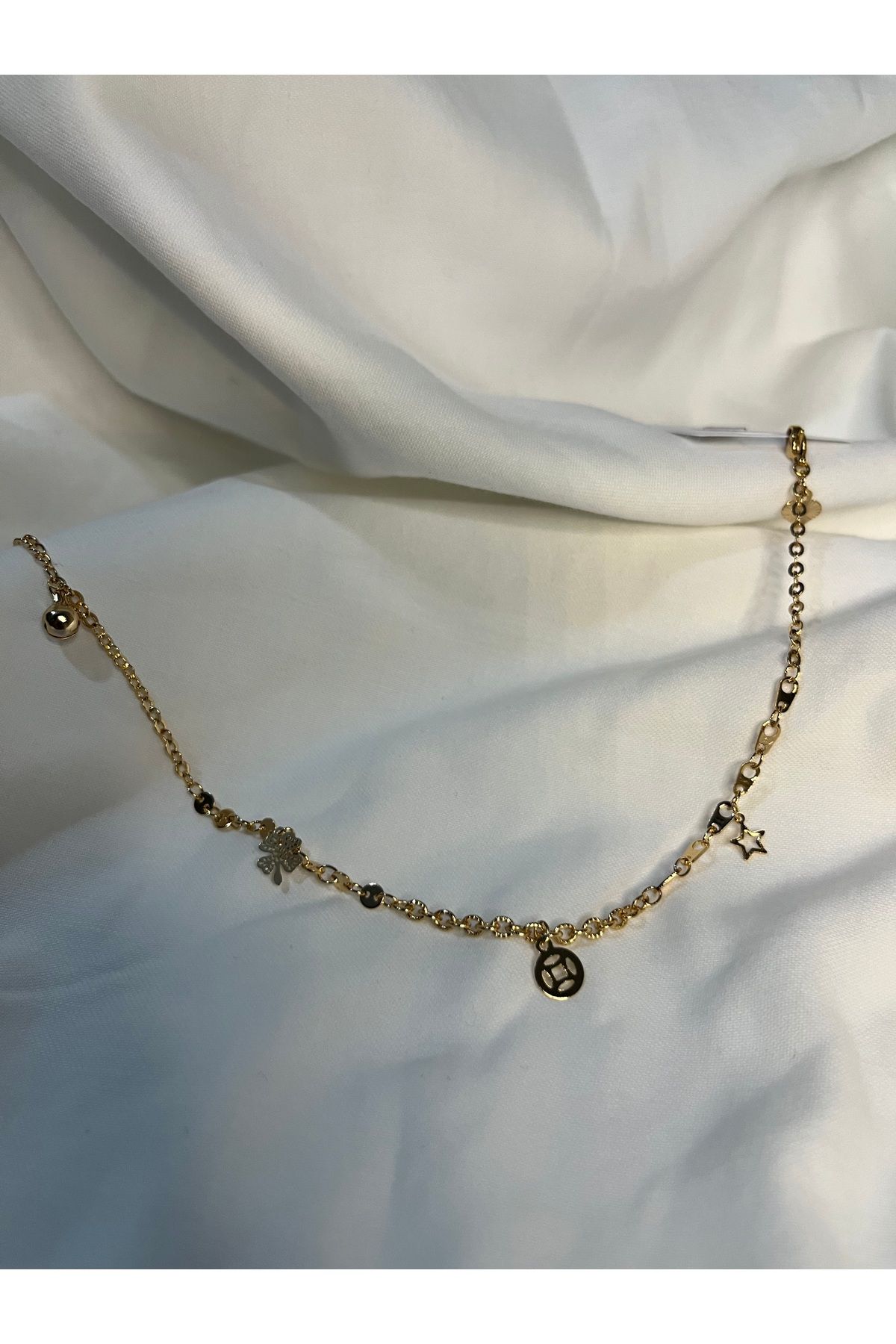 Fam&Co Jewelry Figür Detaylı Rose Gold Xuping Halhal – Yıldız, Yonca ve Sembol Tasarım