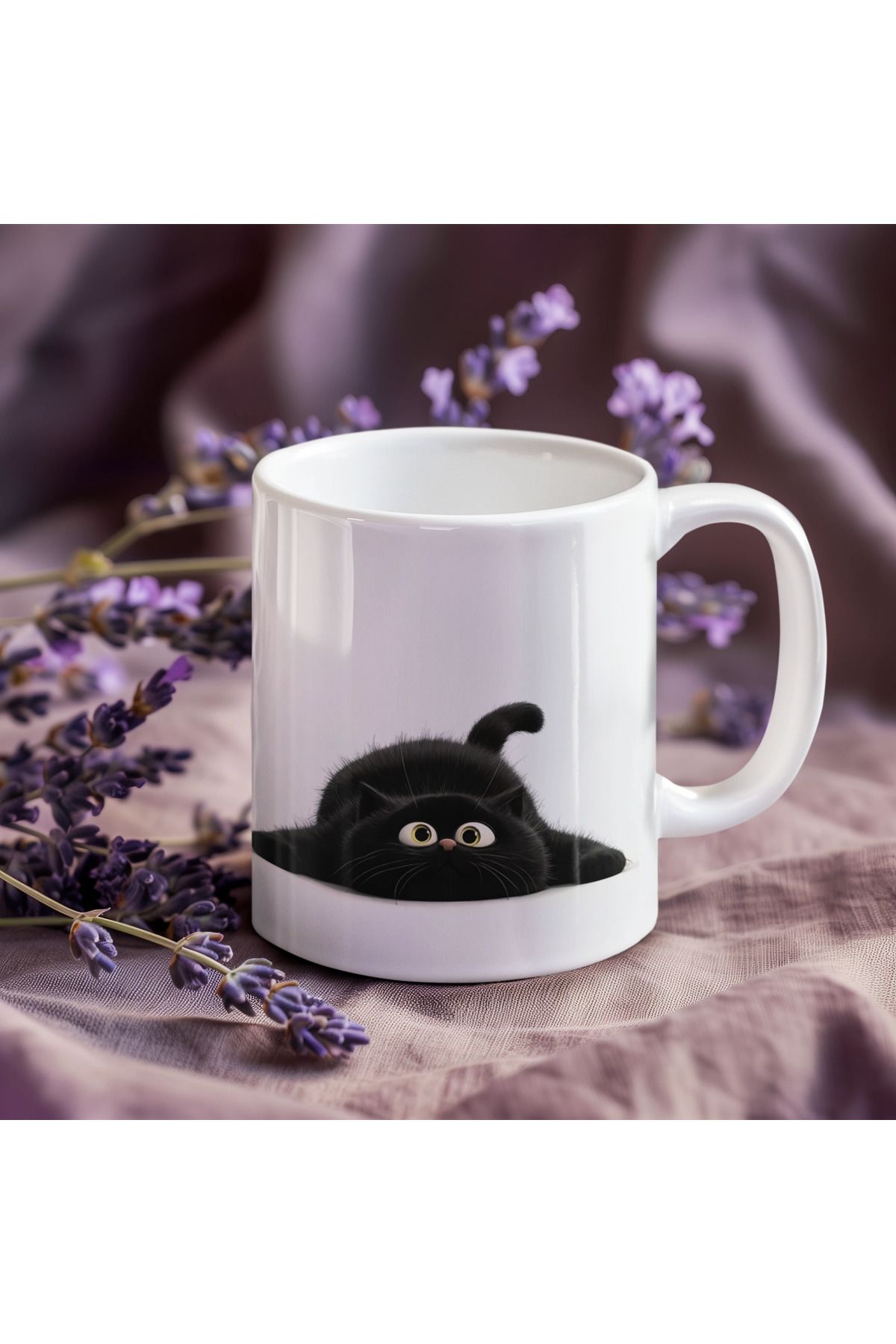 Butik Siyah Kedi Kupa