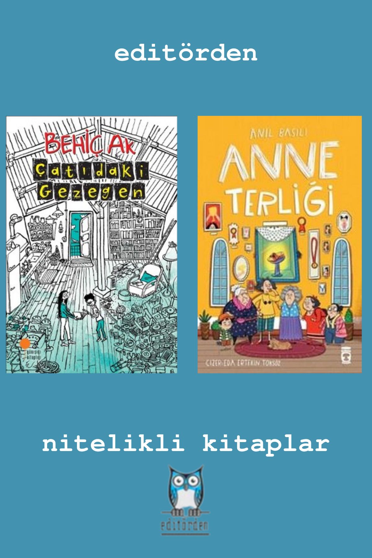 Bilge Kuş Yayınları Çatıdaki Gezegen – Anne Terliği / Anıl Basılı