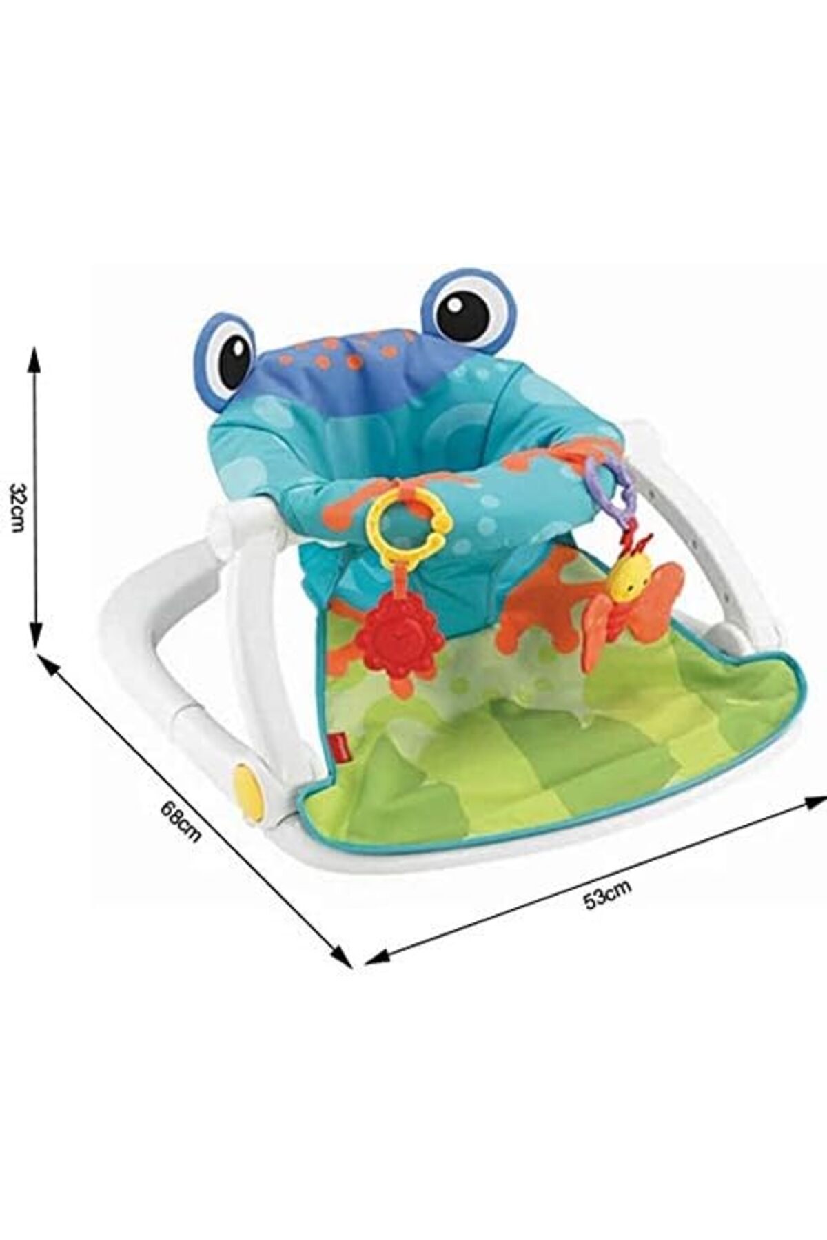 🧸 كرسي أرضي للأطفال مع ألعاب أنشطة – مريح وآمن للجلوس واللعب والتغذية