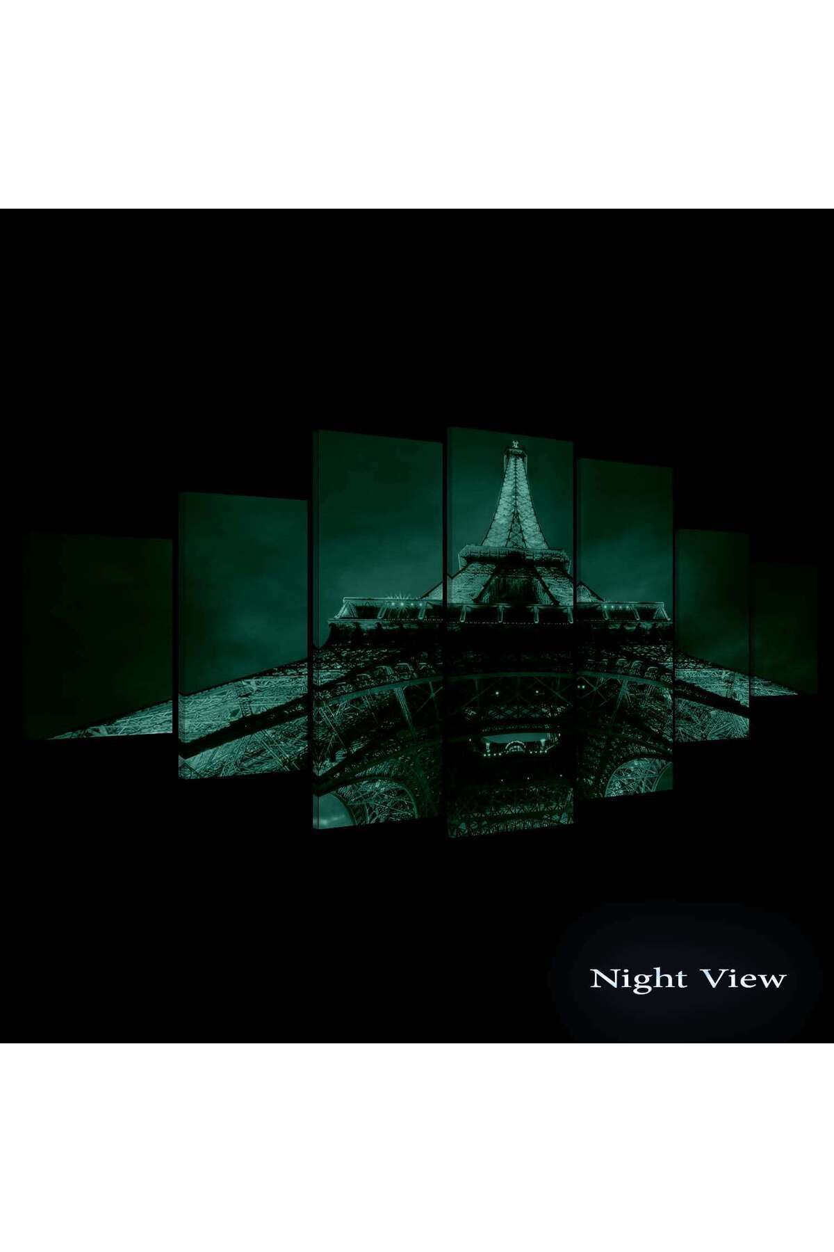 startonight-Set Tablou DualView Startonight Turnul Eiffel, 7 piese, 100 x 240 cm 2
