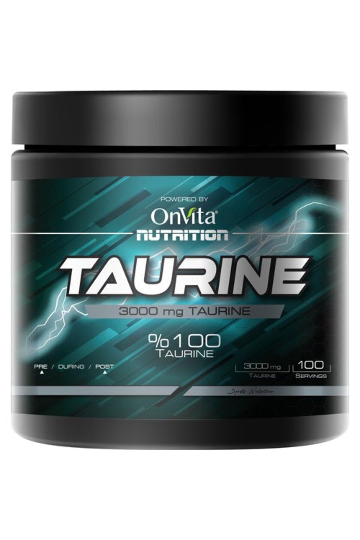 Onvita Onvıta Nutrition Taurine Aminoasit, 3000 Mg, 100 Servis