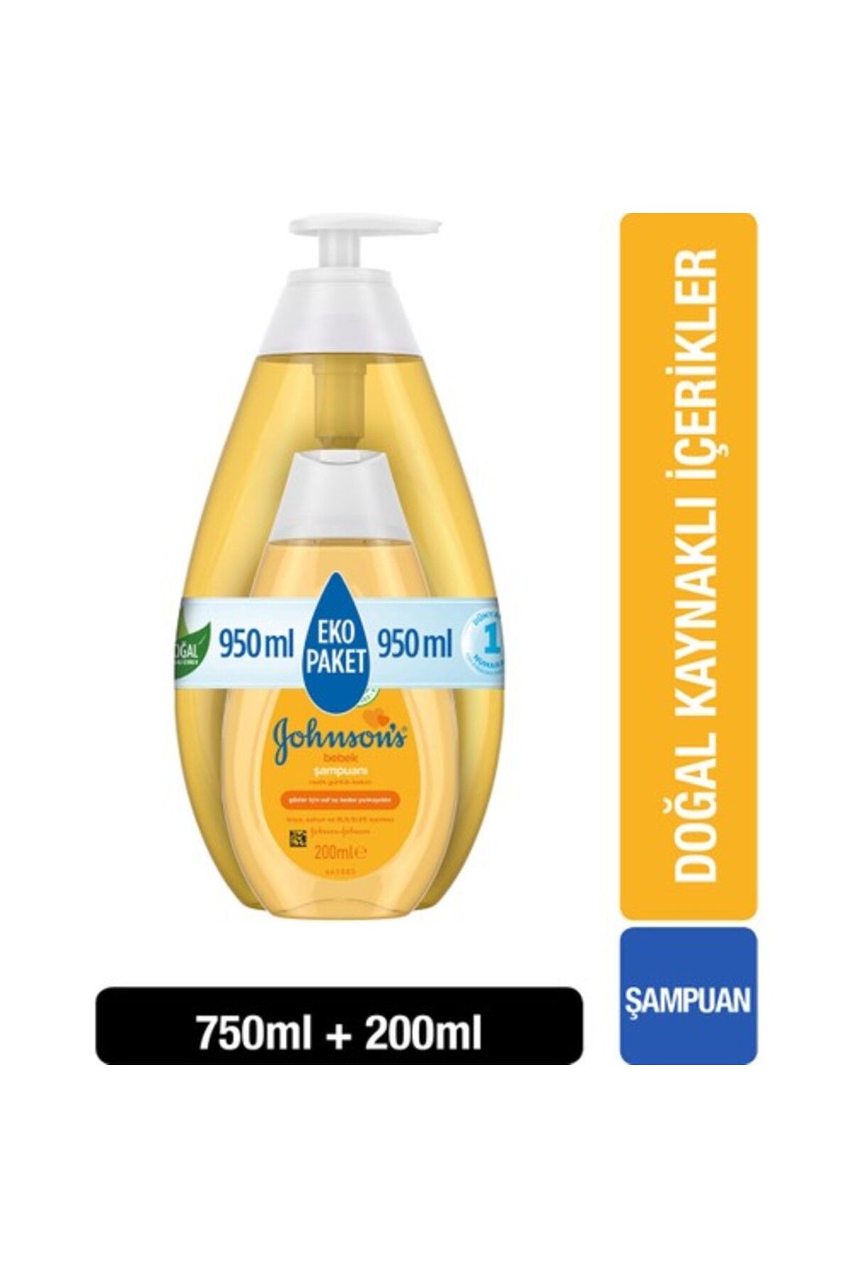 ALVİT Jb Bebek Şampuanı 750Ml+200Ml Promo