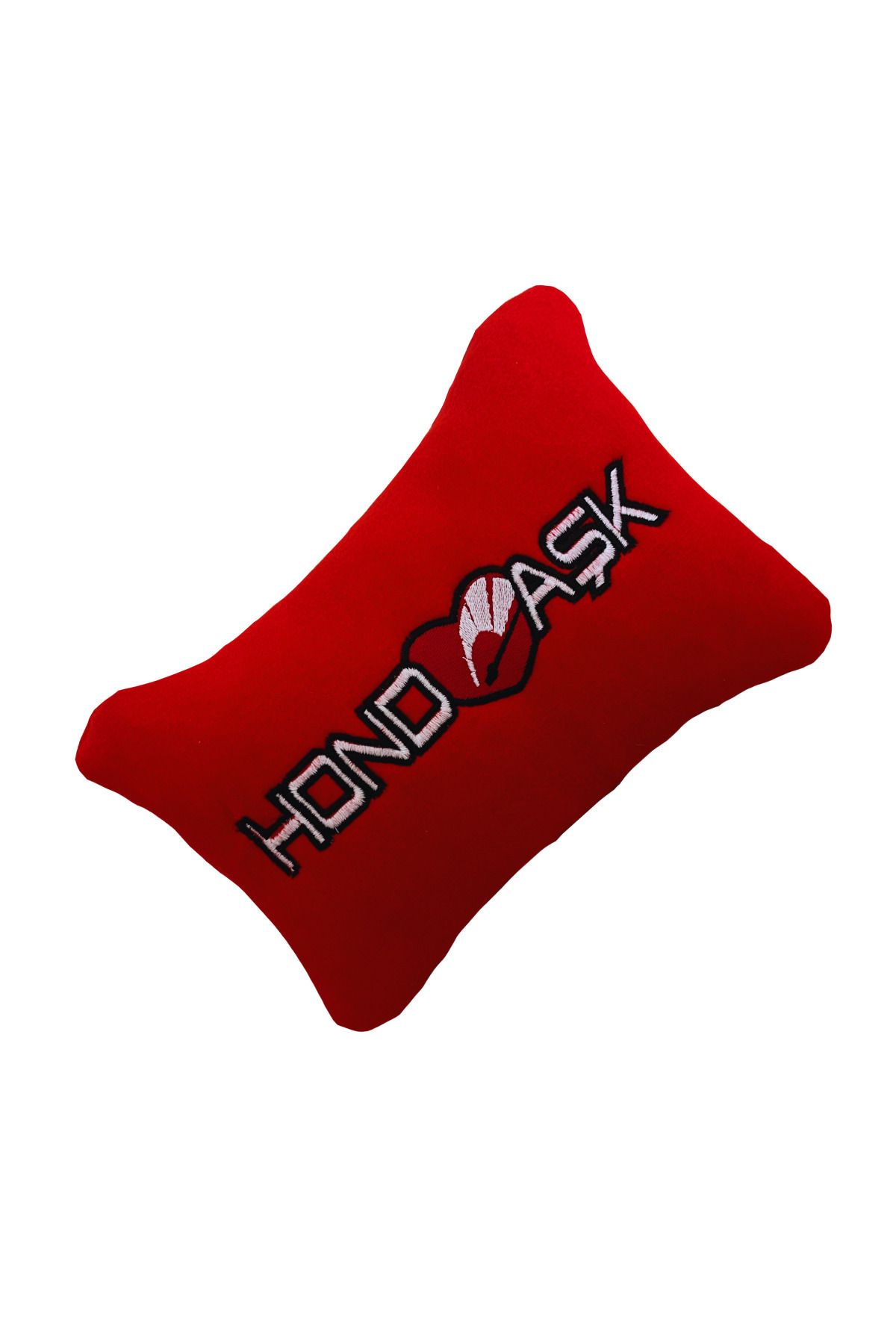 teknotrust Kırmızı Polar Boyun Yastığı, Konfor ve Şıklık, Seyahat ve Araç İçin Tekli