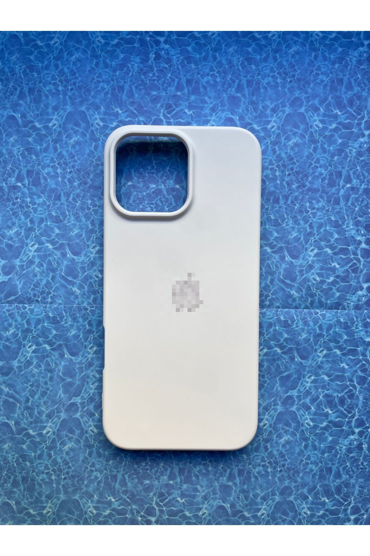 BCNCASE IPHONE 16PRO LOGOLU İLE UYUMLU LANSMAN SİLİKON İÇİ KADİFE KAPAK KILIF