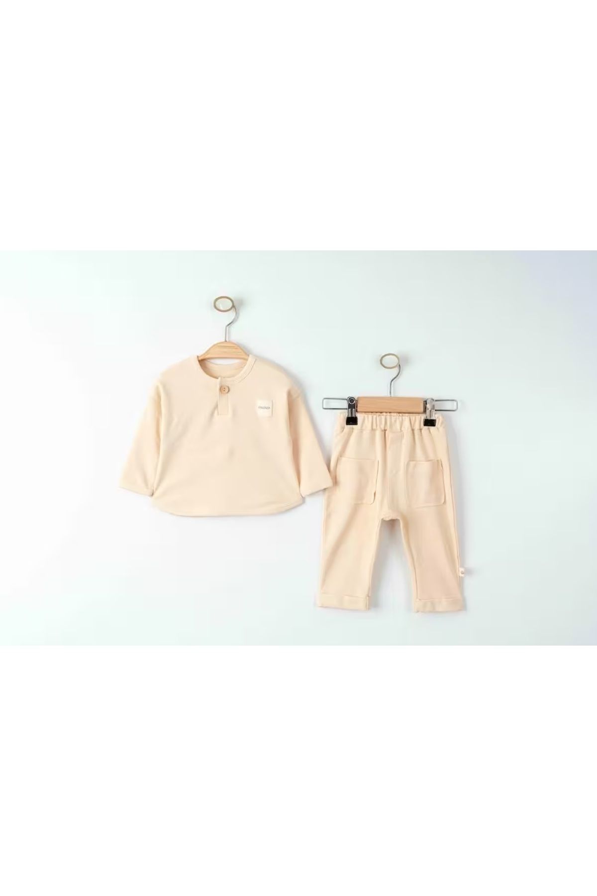 MBB ETİCARET Eslenza Baby 2'Li Takım 0023 Bej