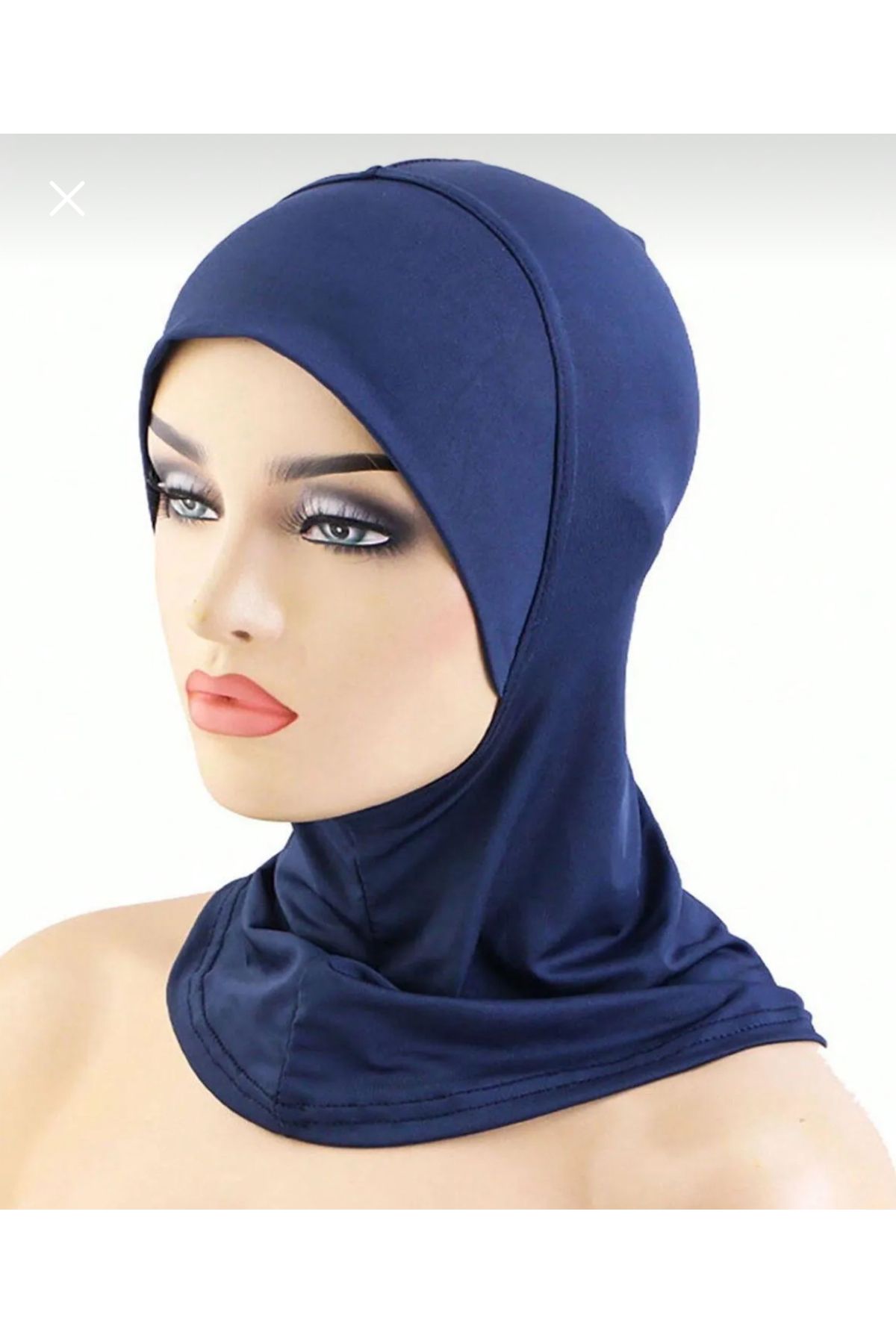 GTC COLLECTİON Mavi hijabbi boyunluk şu bone