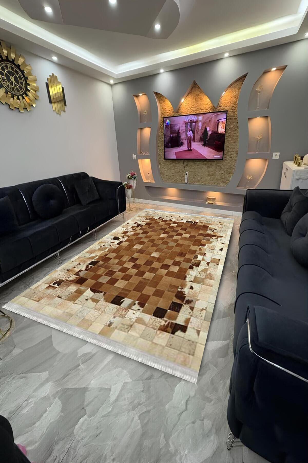 Home Dot Tabanlı yıkanabilir, leke tutmayan halı