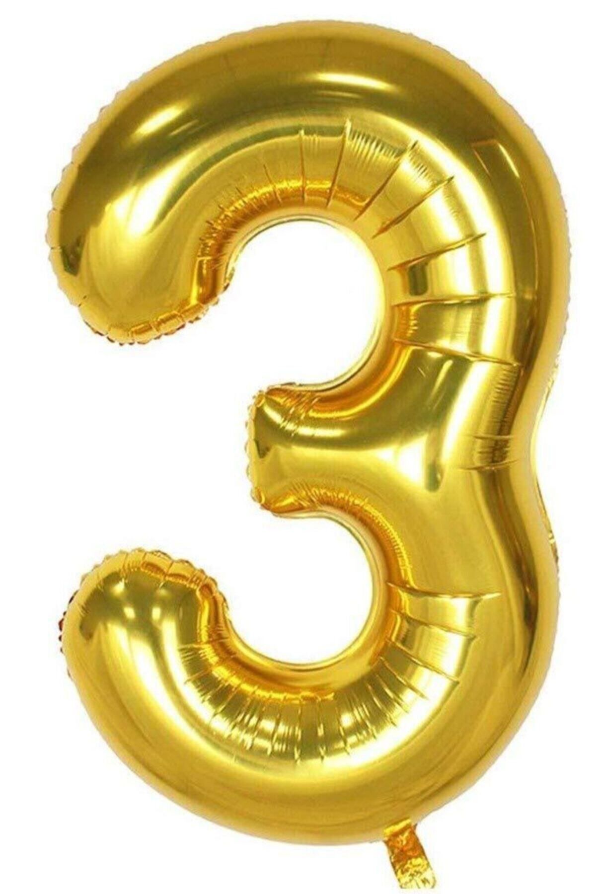 RPS Gold Rakam Folyo Balon 3 32 Inç