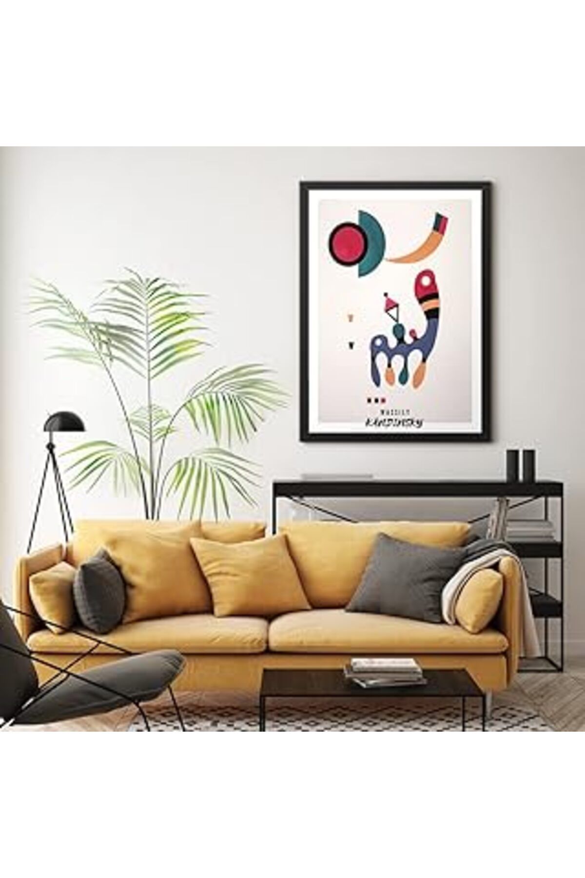 Pazarcan Tabloshop Wassily Kandinsky - Kompozisyon Poster Tablo 70 X 100