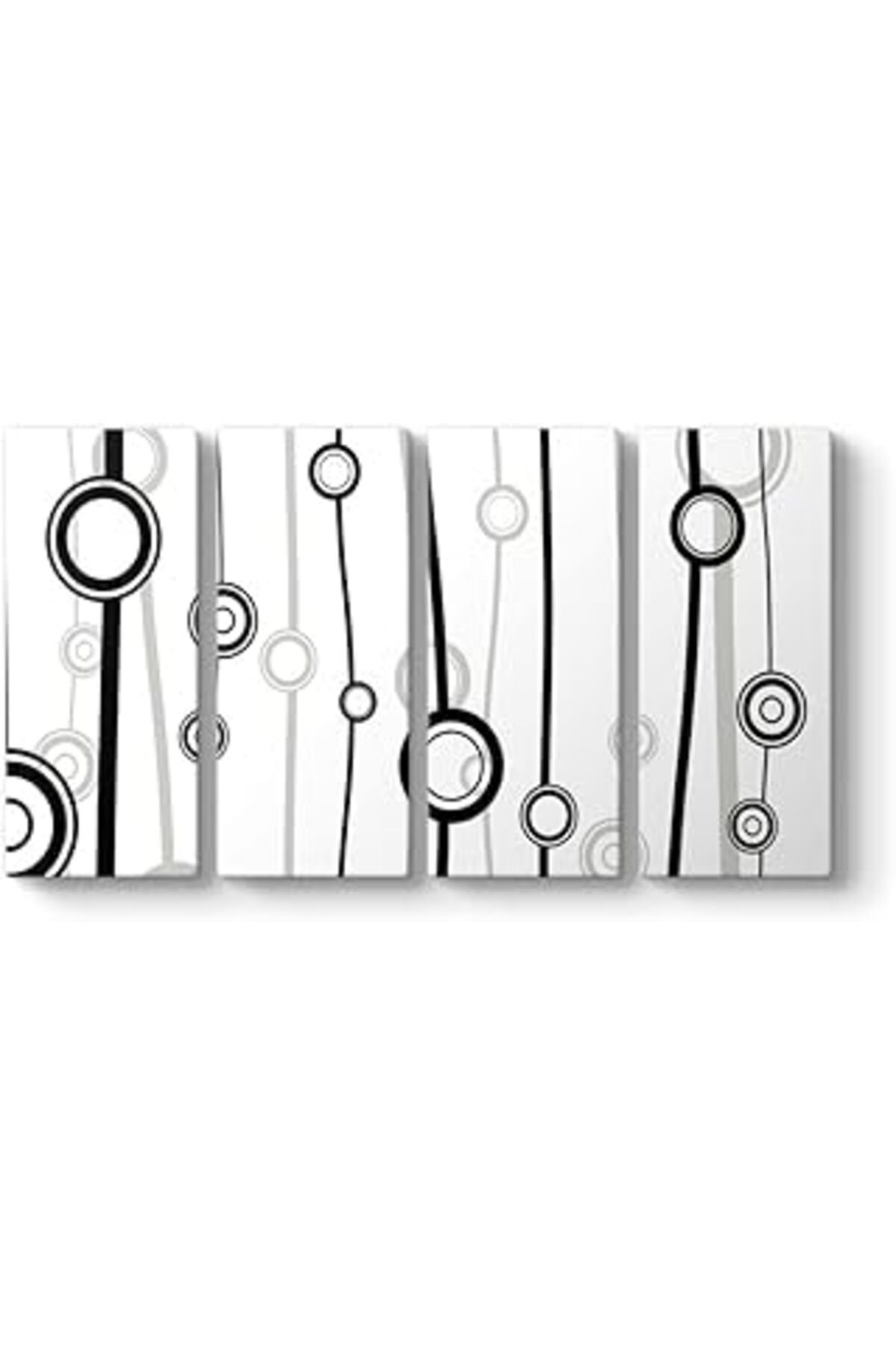 Mu Art Ahşap Tabloshop Şekil Dizayn Panorama Tablo 129 X 70-4 Parçalı