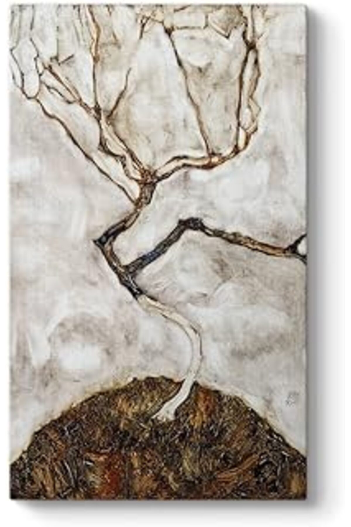 Pazarcan Egon Schiele - Sonbaharda Küçük Ağaç Tablosu 60 X 100