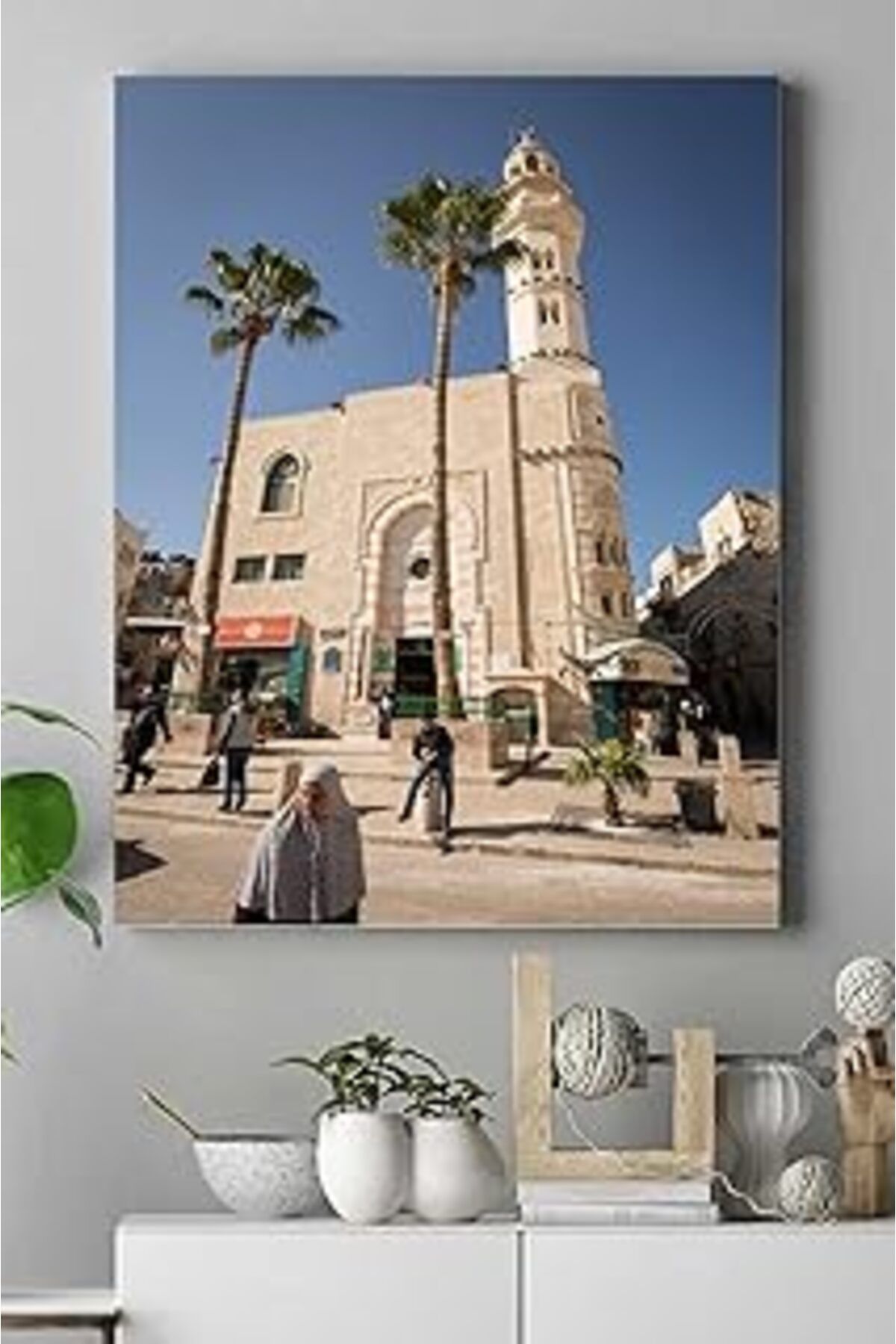 Pazarcan Postermanya (Pster15343) Beytüllahim Kutsal Mekan Kanvas Tablo 40 X 60