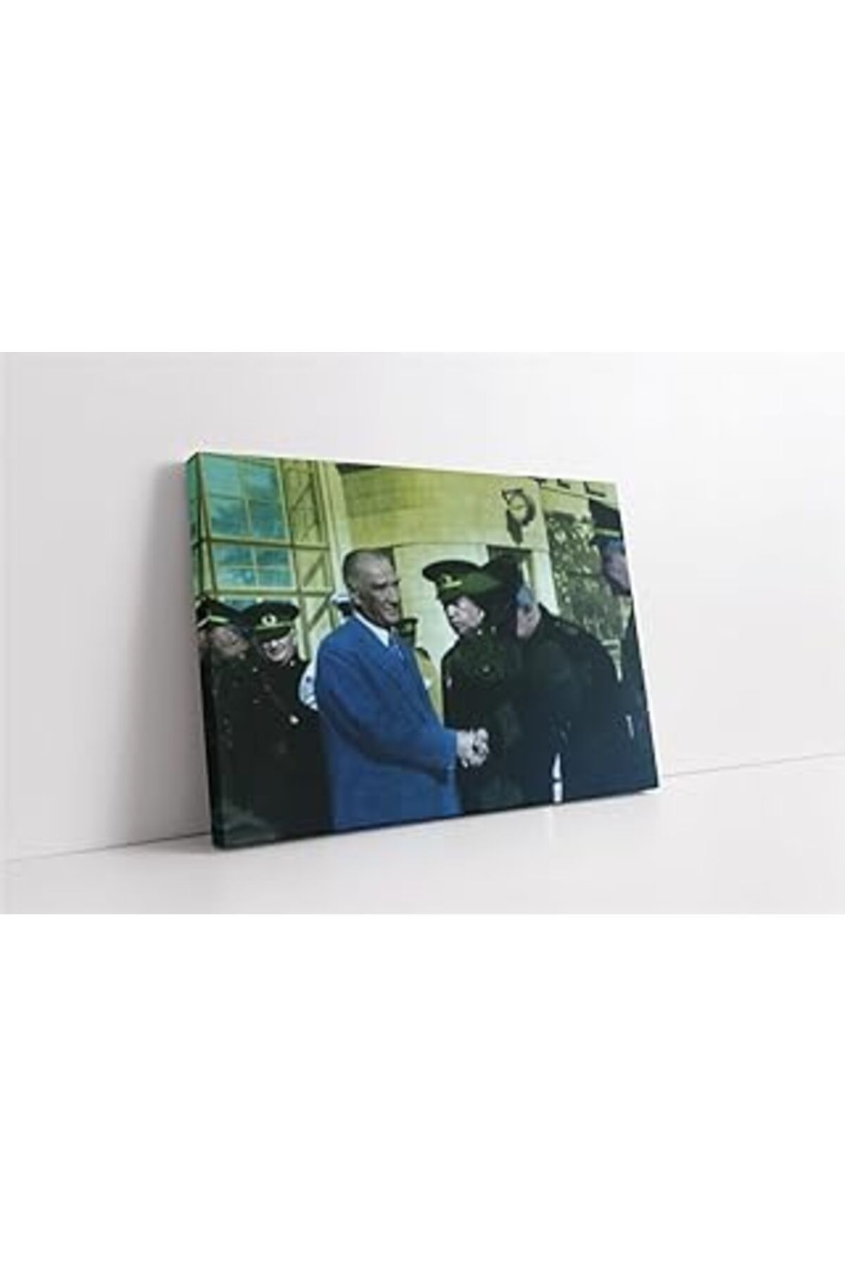 NETWORK ART Tablosan Atatürk Ankara Tren Garında Kanvas Tablo 70X100 Cm Ka02198