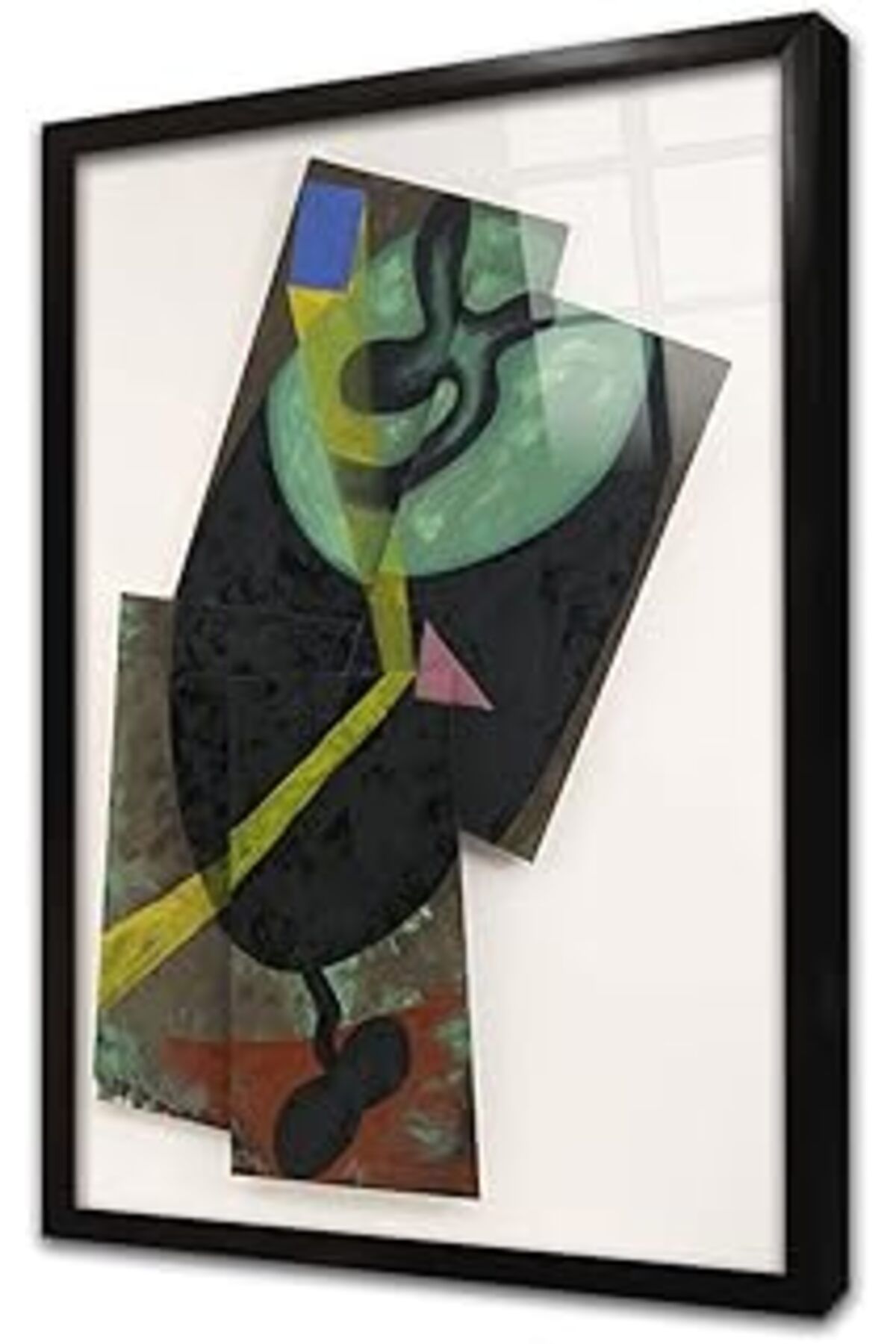 Pazarcan Soyut Görsel Çerçeveli Cam Tablo 30X40 Cm Cb24088