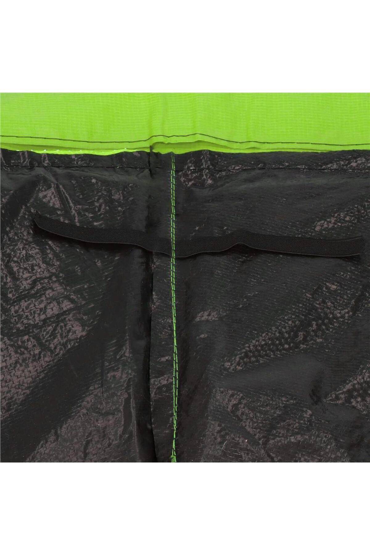 SERSIMO-Spring protection for trampoline with a diameter of 366 cm, Green and Black 7