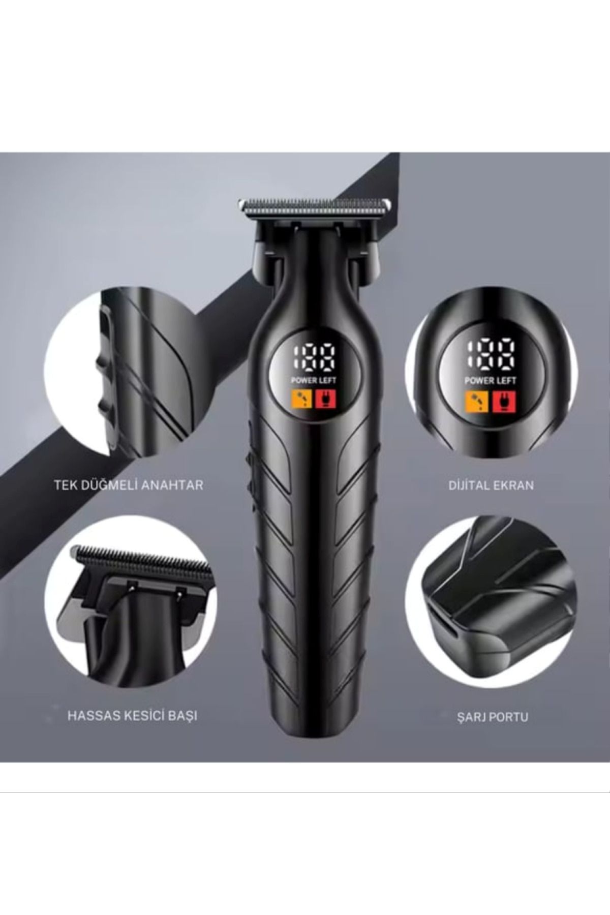 PartAntalya Saç Sakal Kesme Makinası Dearling Rf-103 Tıraş Makinesi, 5w Gücü Ve 7000-9000 Rpm Devir
