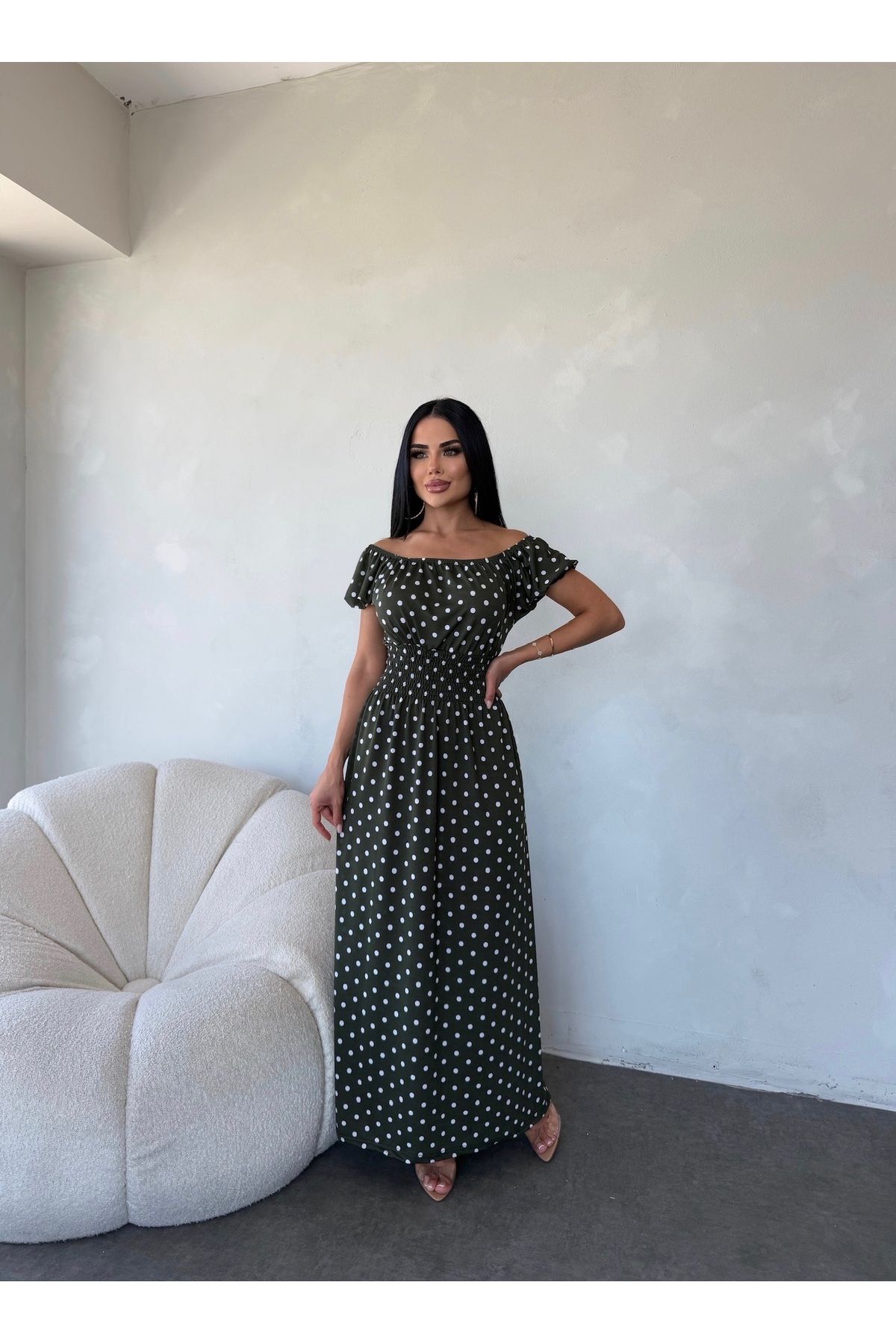 kamacibutik MADONNA YAKA BELDEN GİPELİ STANDART BEDEN ELBİSE (S/M/L/XL) UYUMLUDUR
