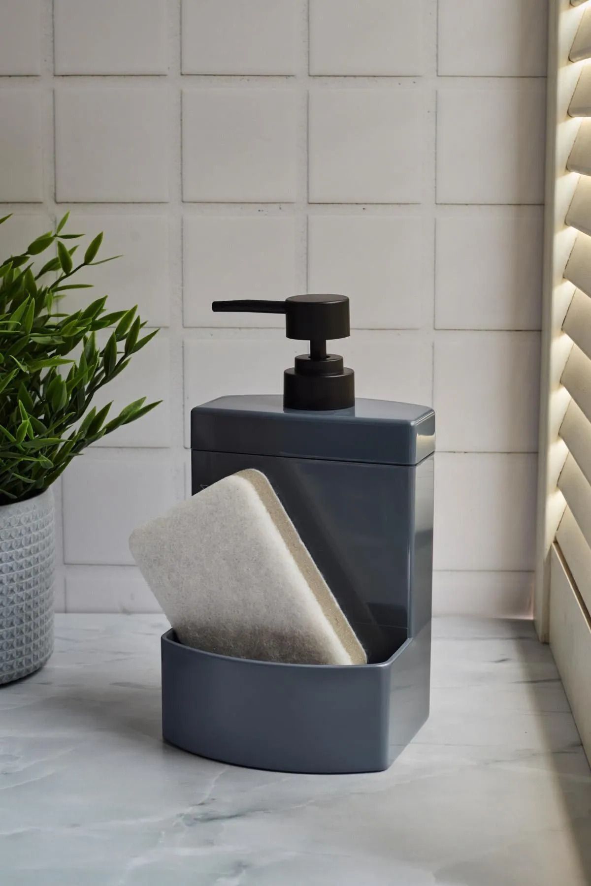 luckyol Mutfak - Banyo Sıvı Sabunluk - Dekoratif Sıvı Sabunluk - Lüx Sabunluk 540Ml