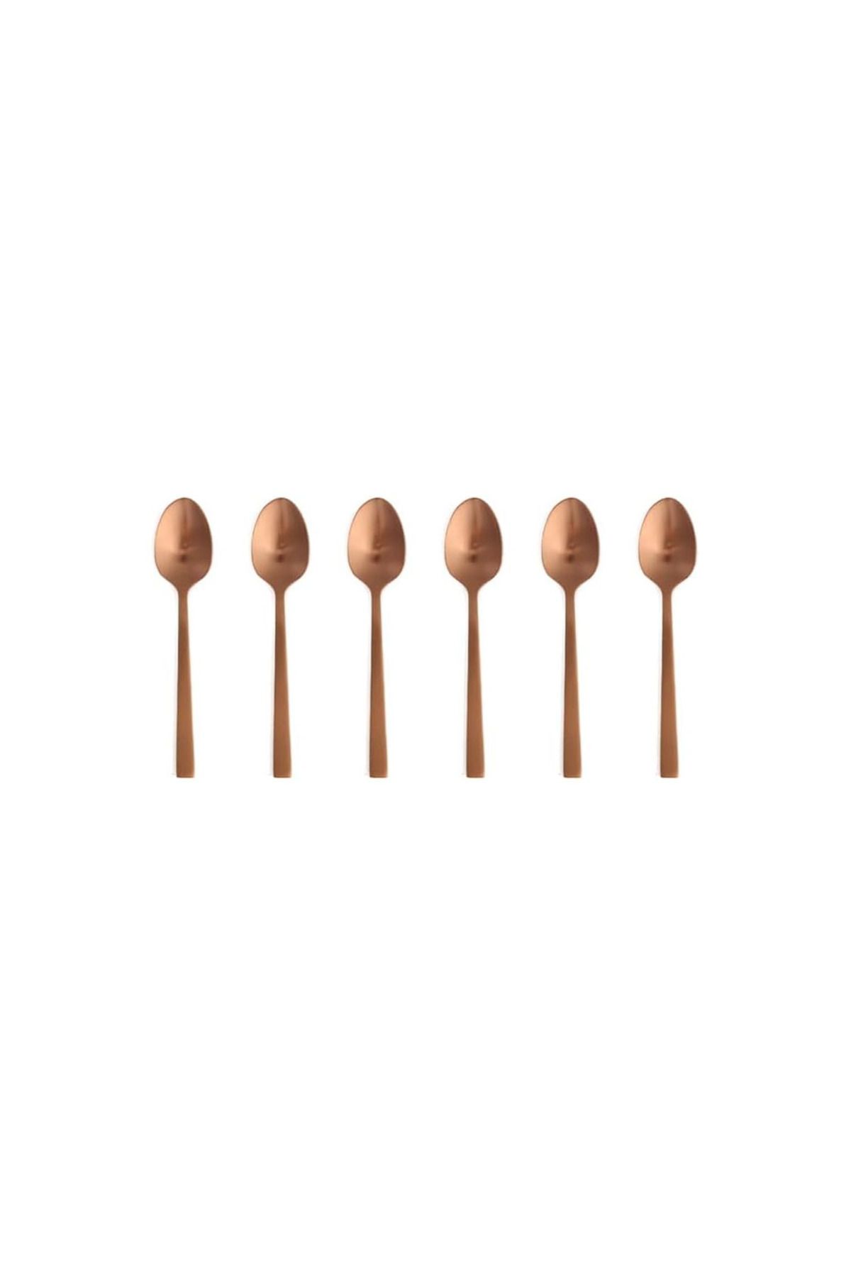 ASTERA Porland Mat Bakır Çay Kaşığı 11cm 6 adet